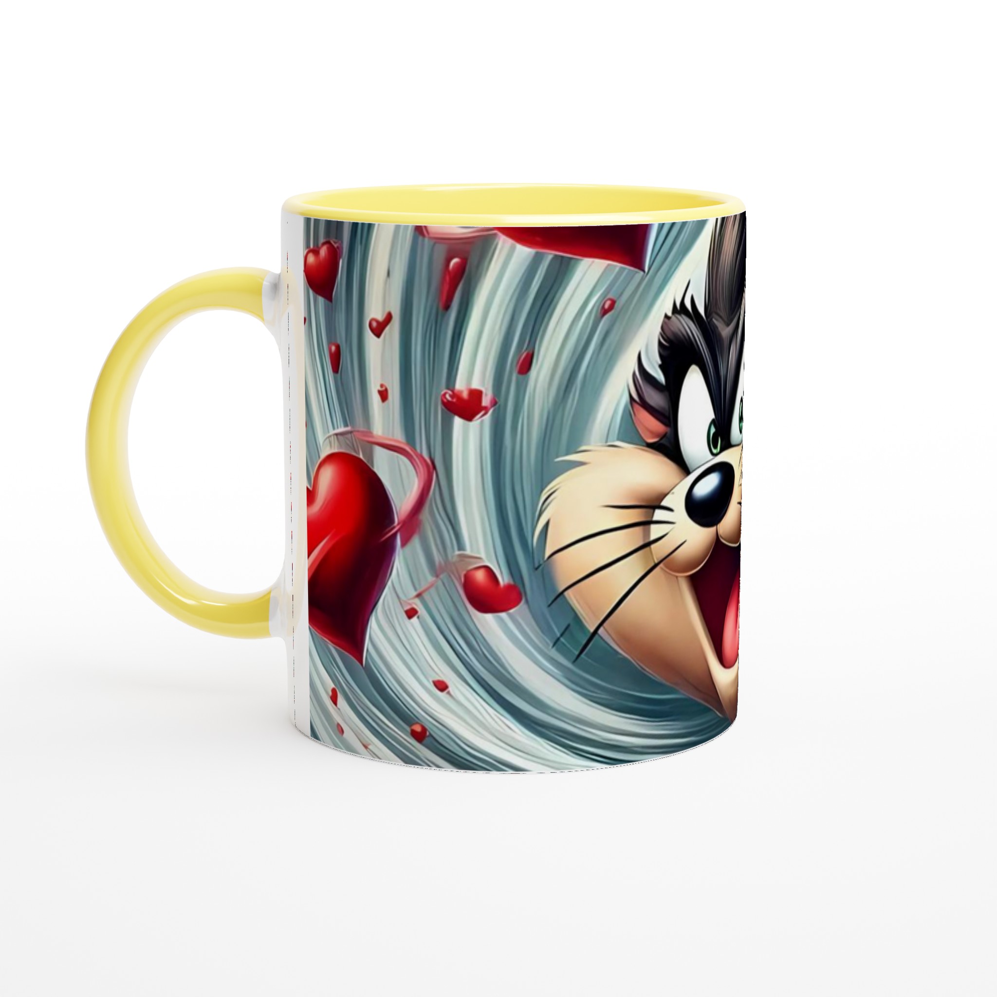 Vit 11oz keramisk mugg med lekfull Looney Tunes-inspirerad design i flera färger 3 04dda864-f8b4-440a-881c-1b76484b3611