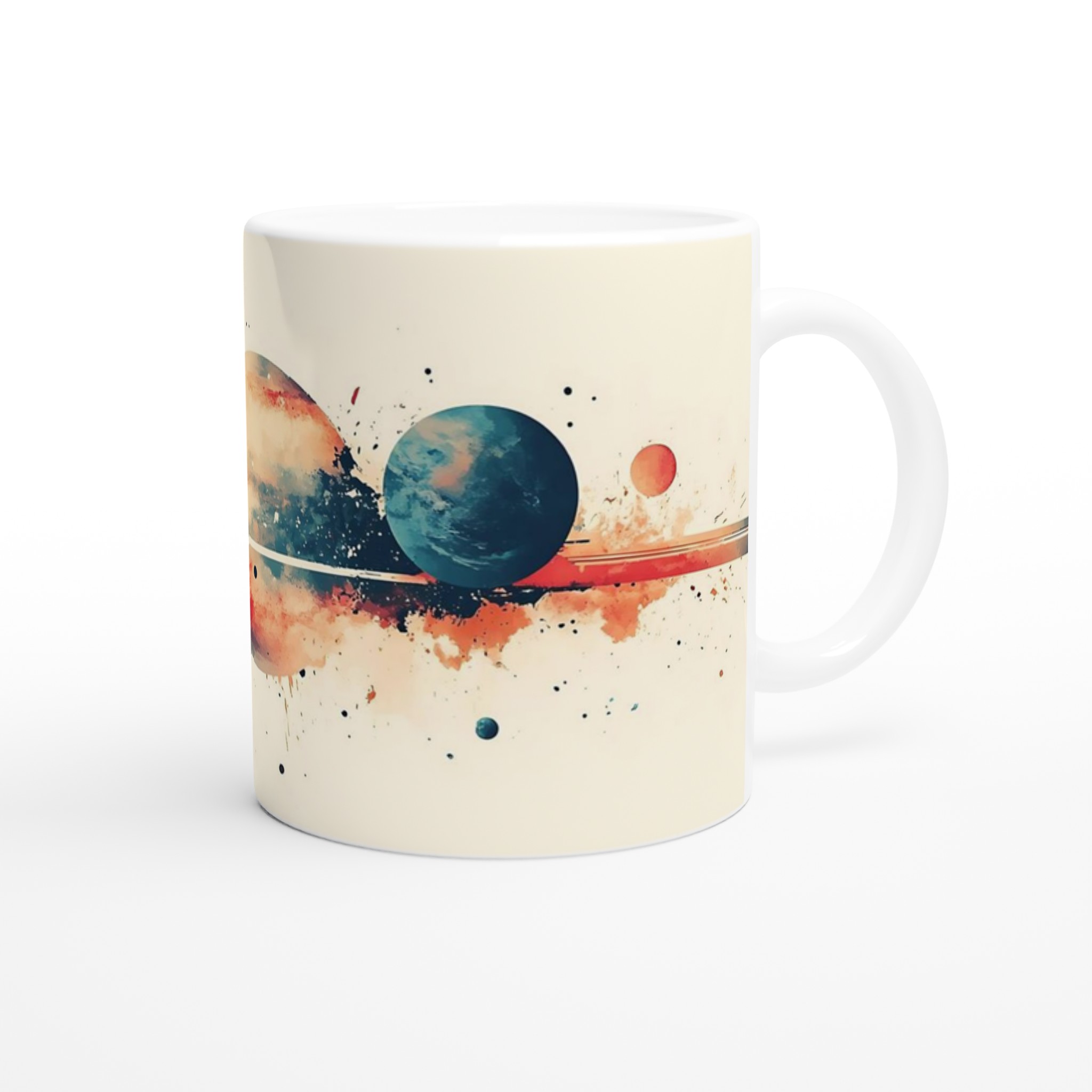 Kosmisk akvarellmugg – Abstrakt rymdkonst för din kaffepaus, tillgänglig i 7 livfulla färger 9 054ae446-eece-40b1-80f3-e464825e5ea1