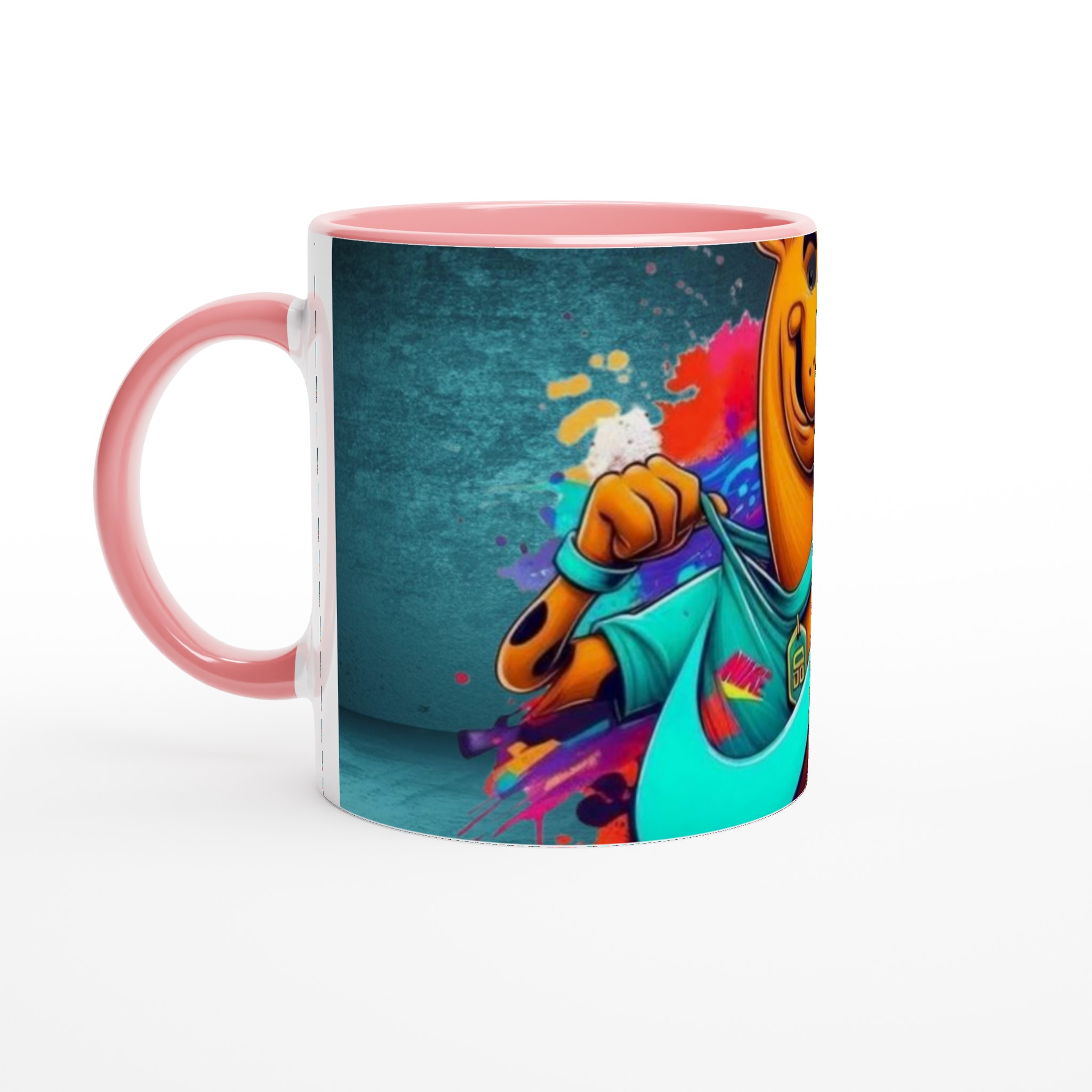 Vit 11oz keramisk mugg med färgstark Scooby-Doo design – välj din favoritfärg för en lekfull kaffestund 6 0556e195-0db6-42ad-b4f8-24e15afe0384