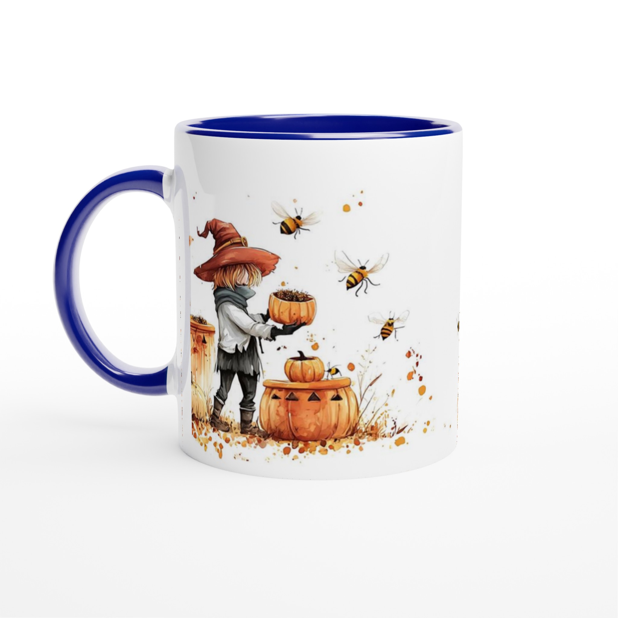 Höstmagi Keramikmugg - Charmig Häxdesign & Bin i Vattnenfärg - 11oz 2 05a6d0f6-c5ee-48fd-b62a-0f4ec384add6