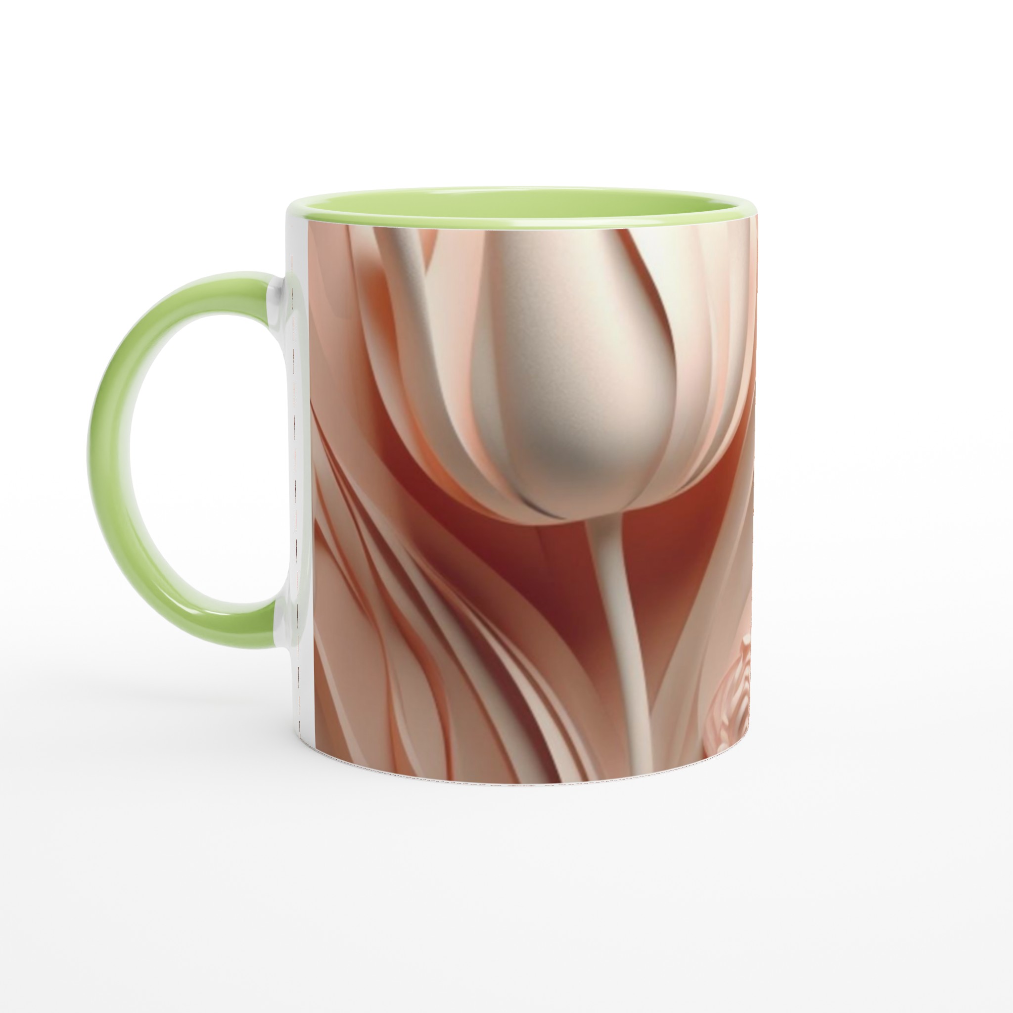 Elegant 11oz Keramisk Mugg med Sofistikerat Tulpanmotiv i Valfri Färg 7 05c62307-1ccb-487f-952a-081d80f6b81b