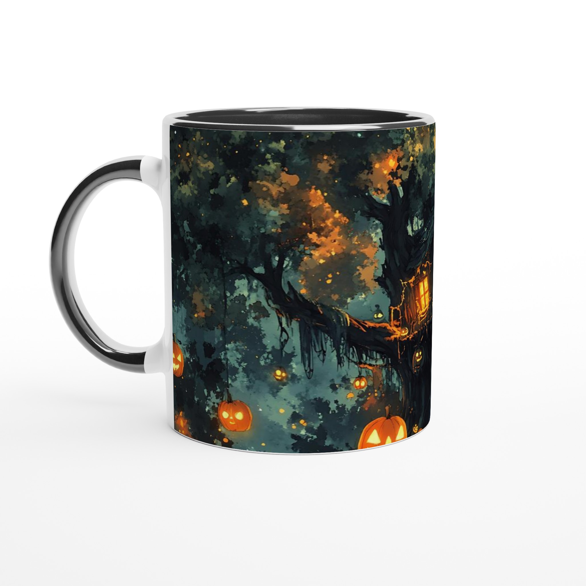 Mystisk Spökhusmugg – Halloween-Känsla i 11oz Keramik, Välj Din Färg! 4 05cc238a-d40d-43c4-b559-e03b7fc0cf0a