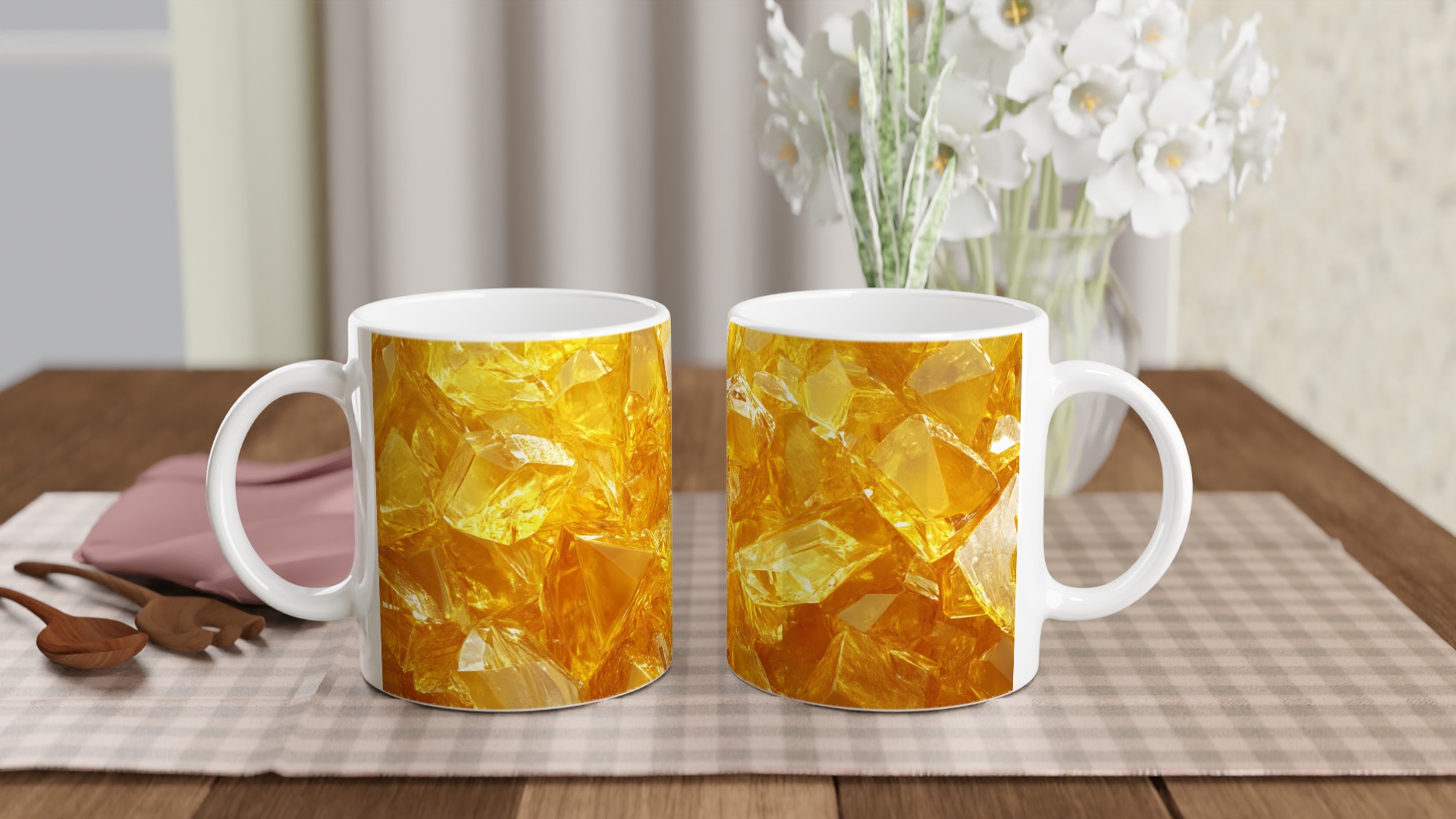 Guldglänsande 11oz Keramisk Mugg – Strålande Tryck i Ditt Val av Färgstarka Nyanser 10 062253b4-cb86-486c-98dd-b1b18243cb7a