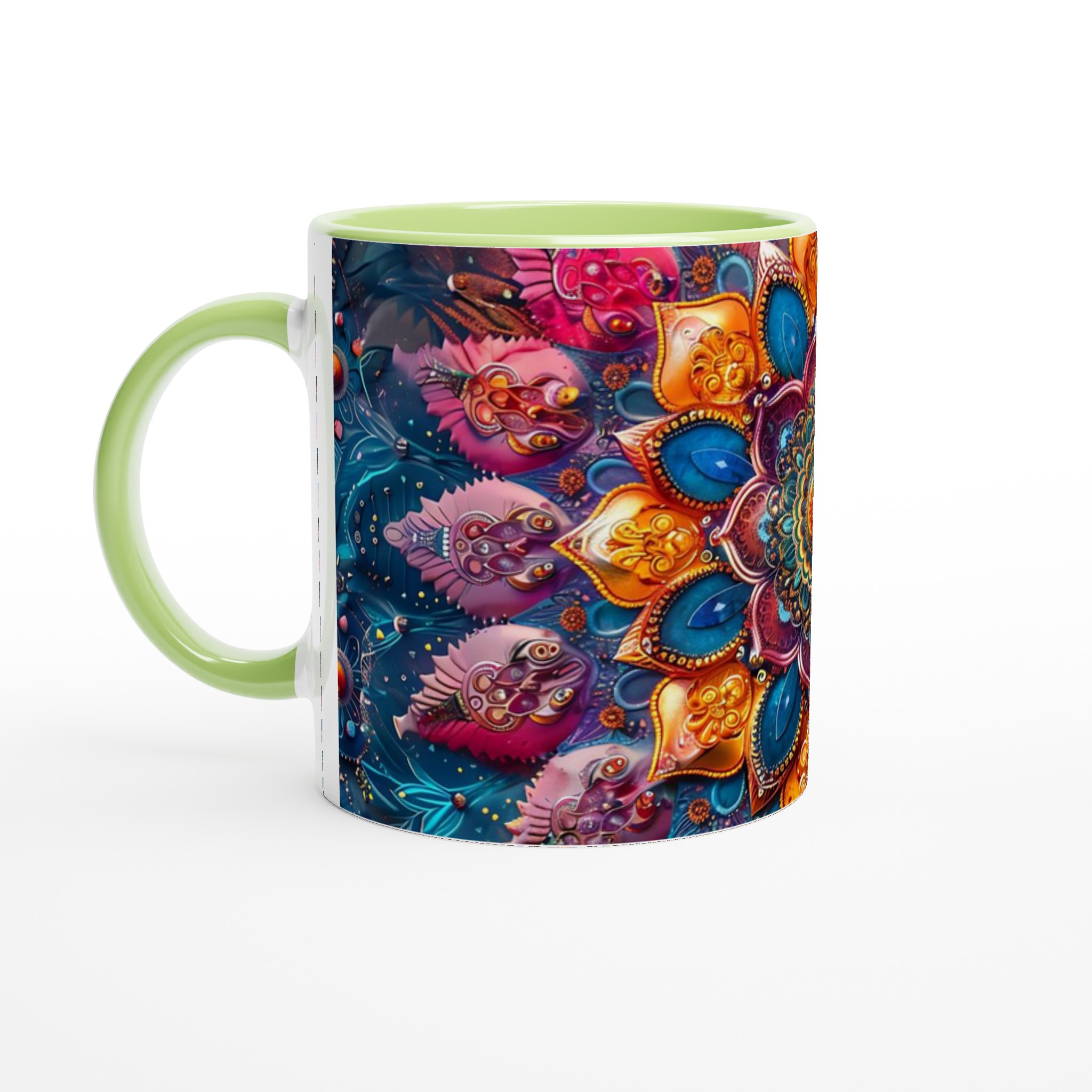 Mandala Magisk 11oz Keramikmugg – En Explosion av Färg & Mönster för Din Favoritdryck! 7 066441c3-498e-4892-b9cd-29bfa6435125
