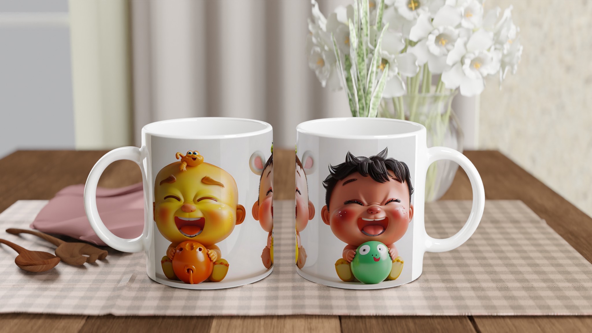 Glädjefylld Keramisk Mugg 11oz - Perfekt Present med Personlig Touch 10 06b6d139-464f-47a5-9c73-8c528b1d28a3
