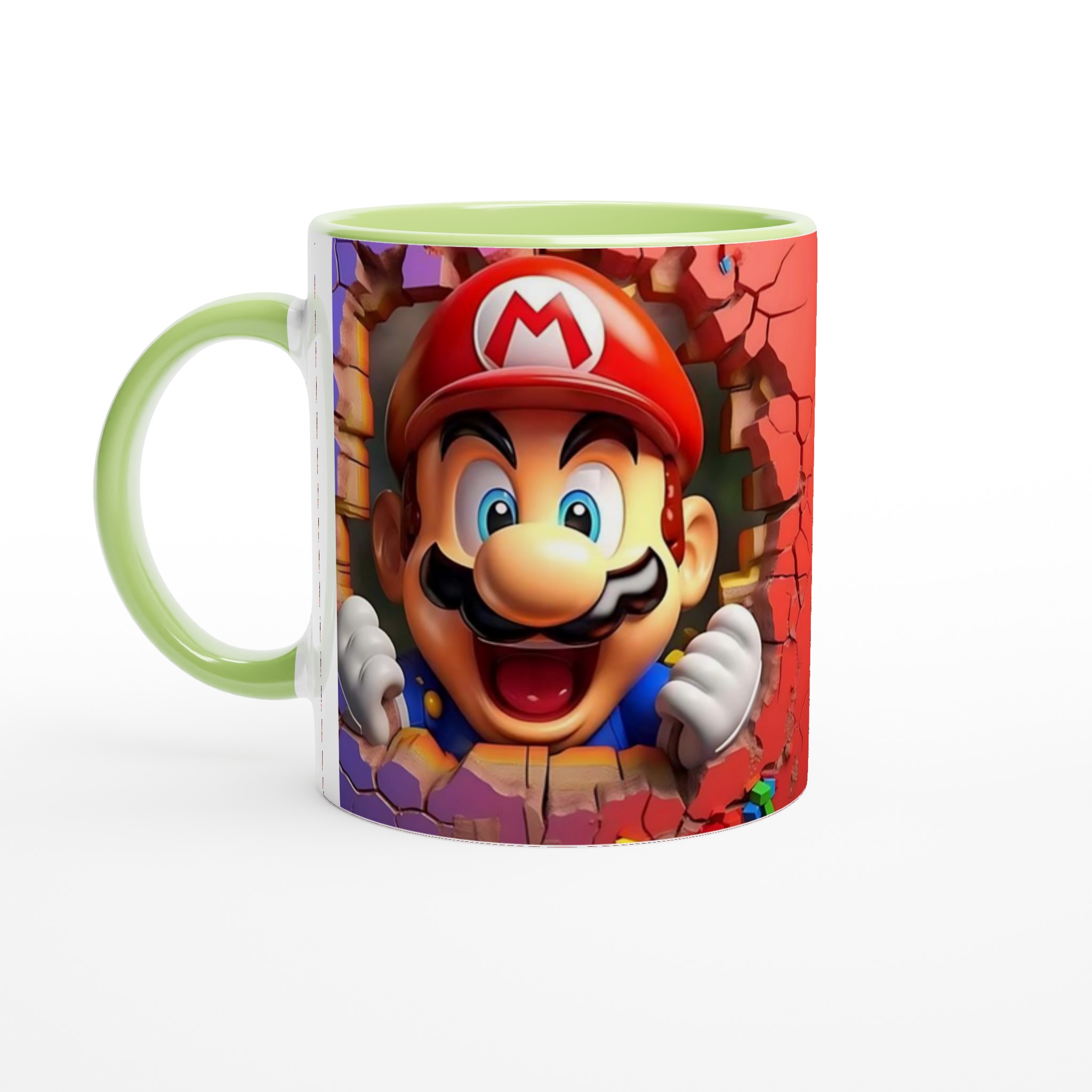Vit 11oz Keramisk Mugg med Livfull Super Mario-design – Välj Bland Sju Färgstarka Keramiska Nyanser 7 06cad554-594d-4dd0-8c8e-7b9d5b3380e7