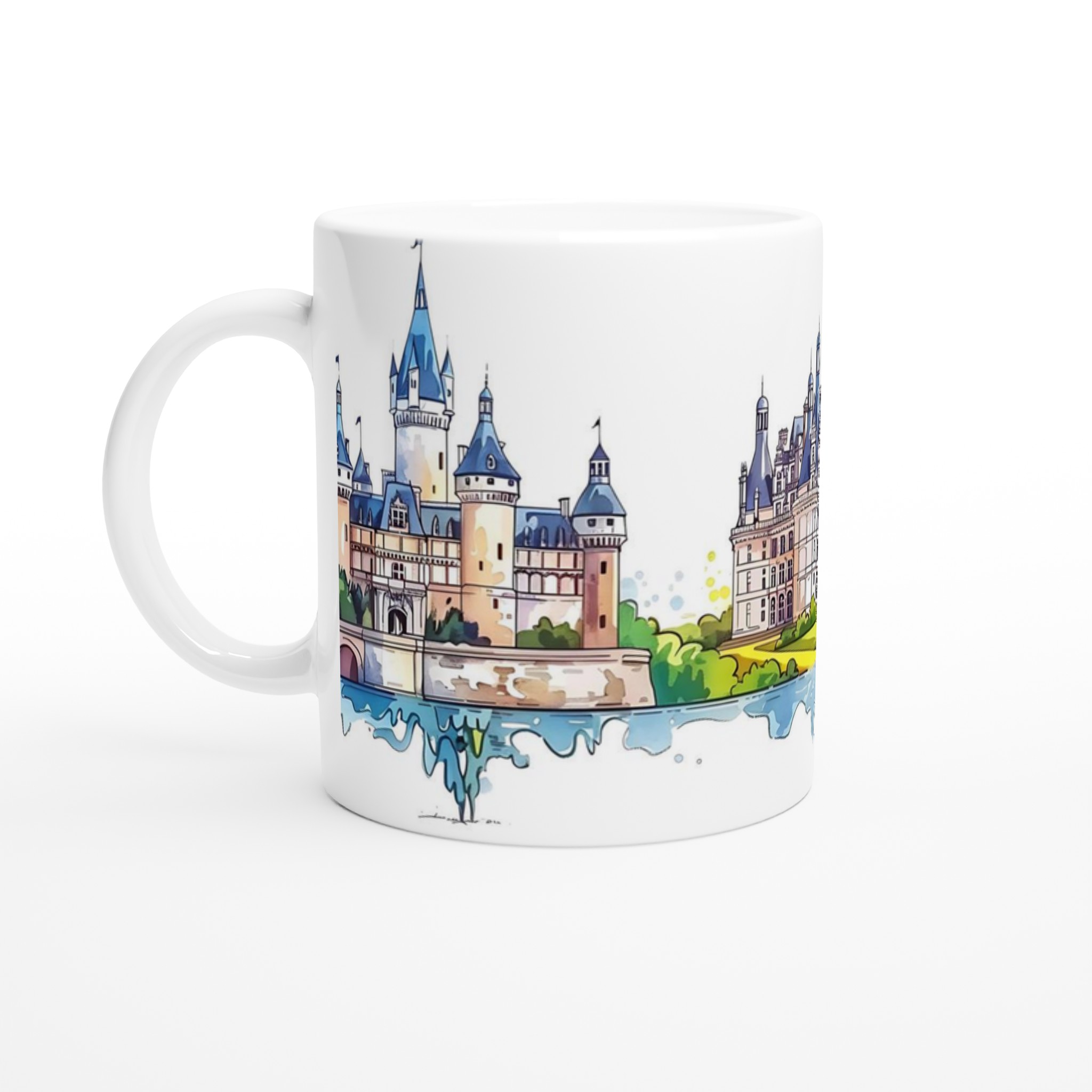 Sagolika Slott: Vattenfärgsmugg i din favoritfärg – 11 oz keramikmugg för drömmare 1 06d41210-f074-46e7-938f-4f6e46fa29d7