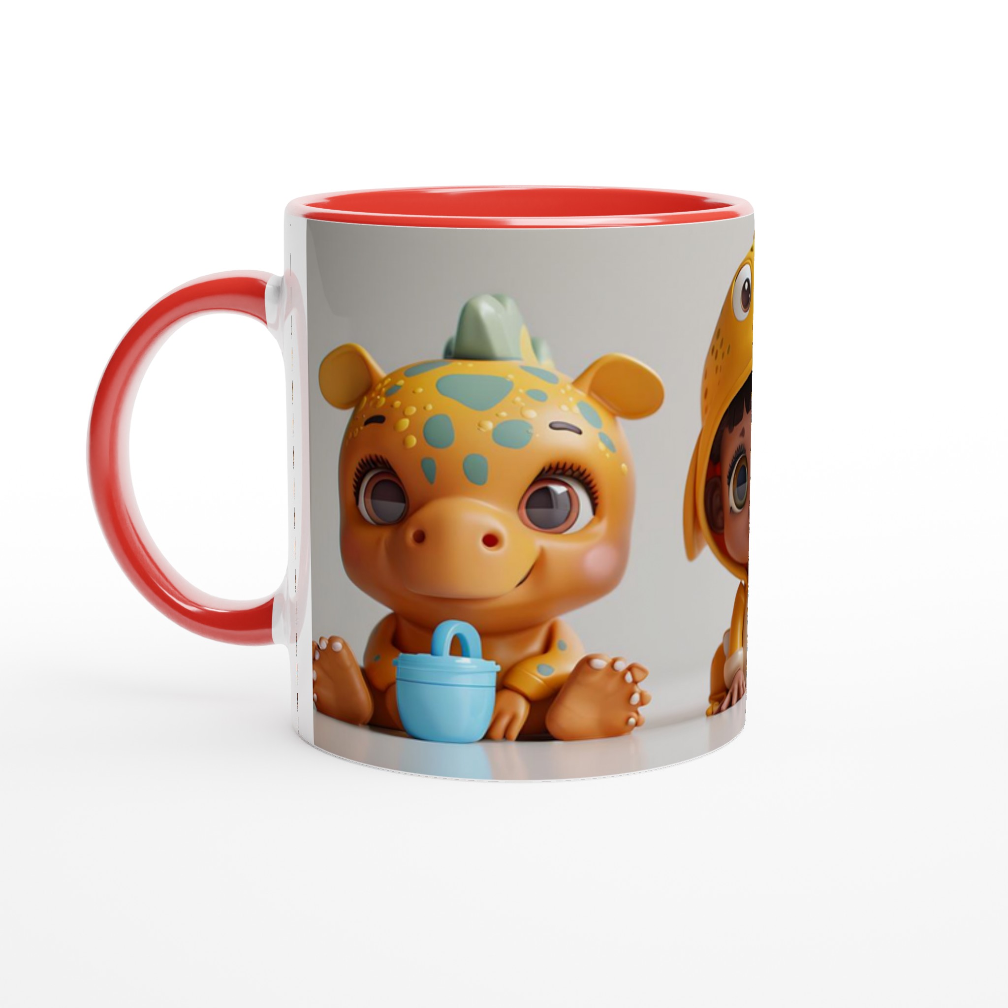 Söta Dinosaurie-Babymuggar: 11oz Keramisk Mugg för Små Äventyrare & Stora Leenden! 5 07009e48-6ce6-4531-b38f-7458d98906dc