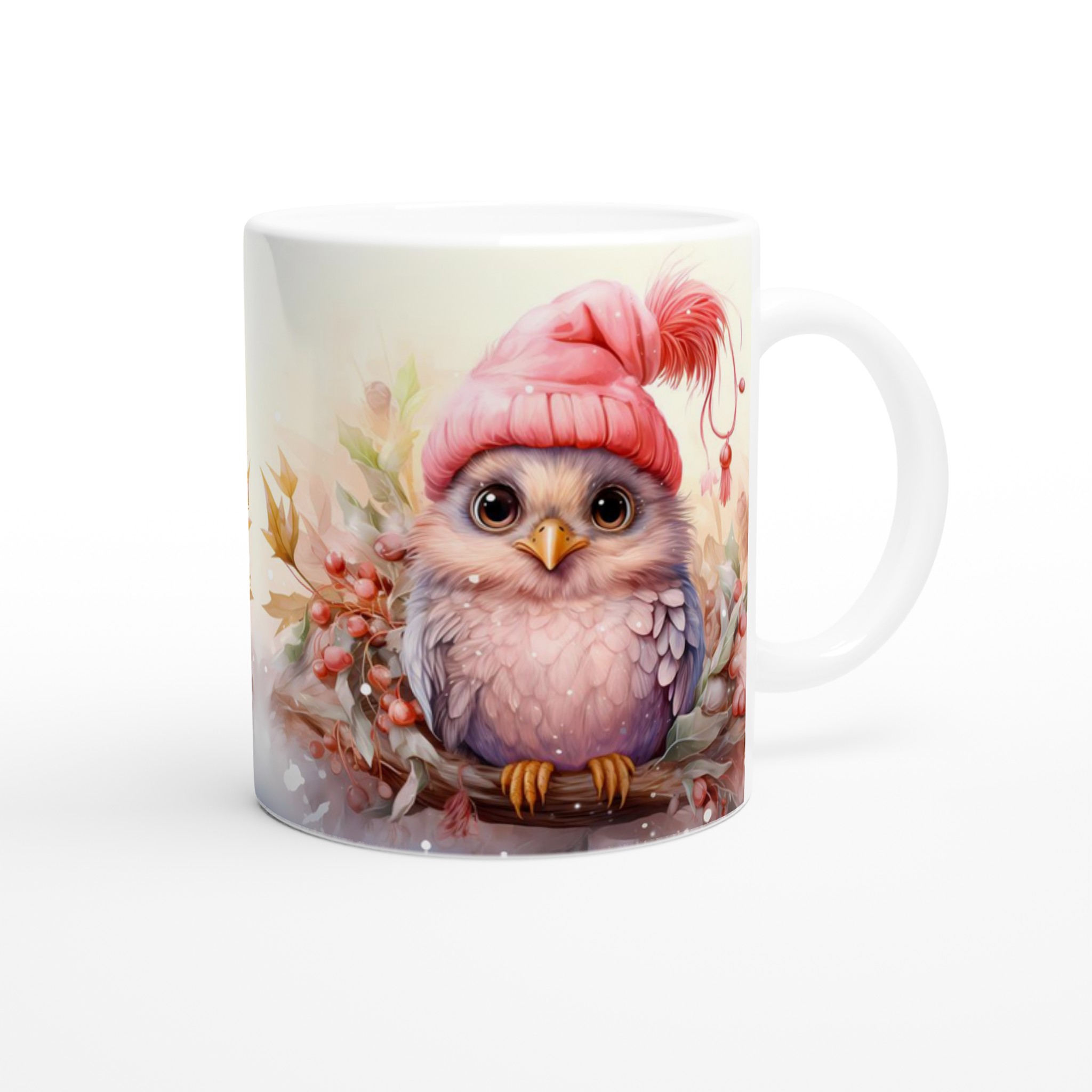 Mysig Uggla Vintermugg – Charmig Keramikmugg i ditt val av sju färger, 11oz 9 0703a2c8-ef0e-486a-832a-372cd78ad099