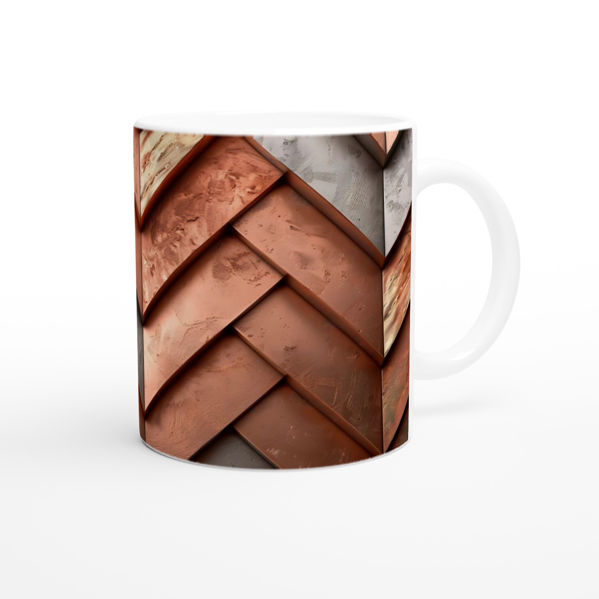 Vit 11oz keramisk mugg med varm jordton och robust textur – välj din favoritfärg för dagligt bruk 10 0725d526-32b7-4199-a142-64819b5e1401
