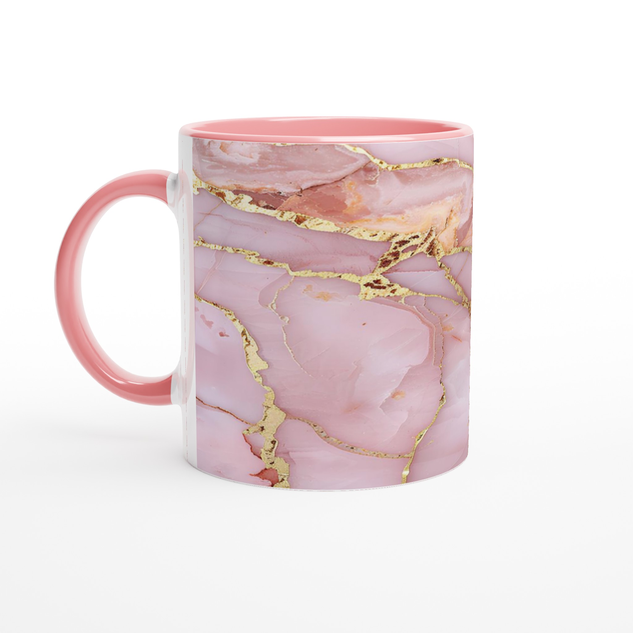 Marmorerad Keramikmugg 11oz – Guldkantad Rosa Elegans i 7 Färger 6 073e1c94-1c08-4188-bf35-2a57dc8a269a