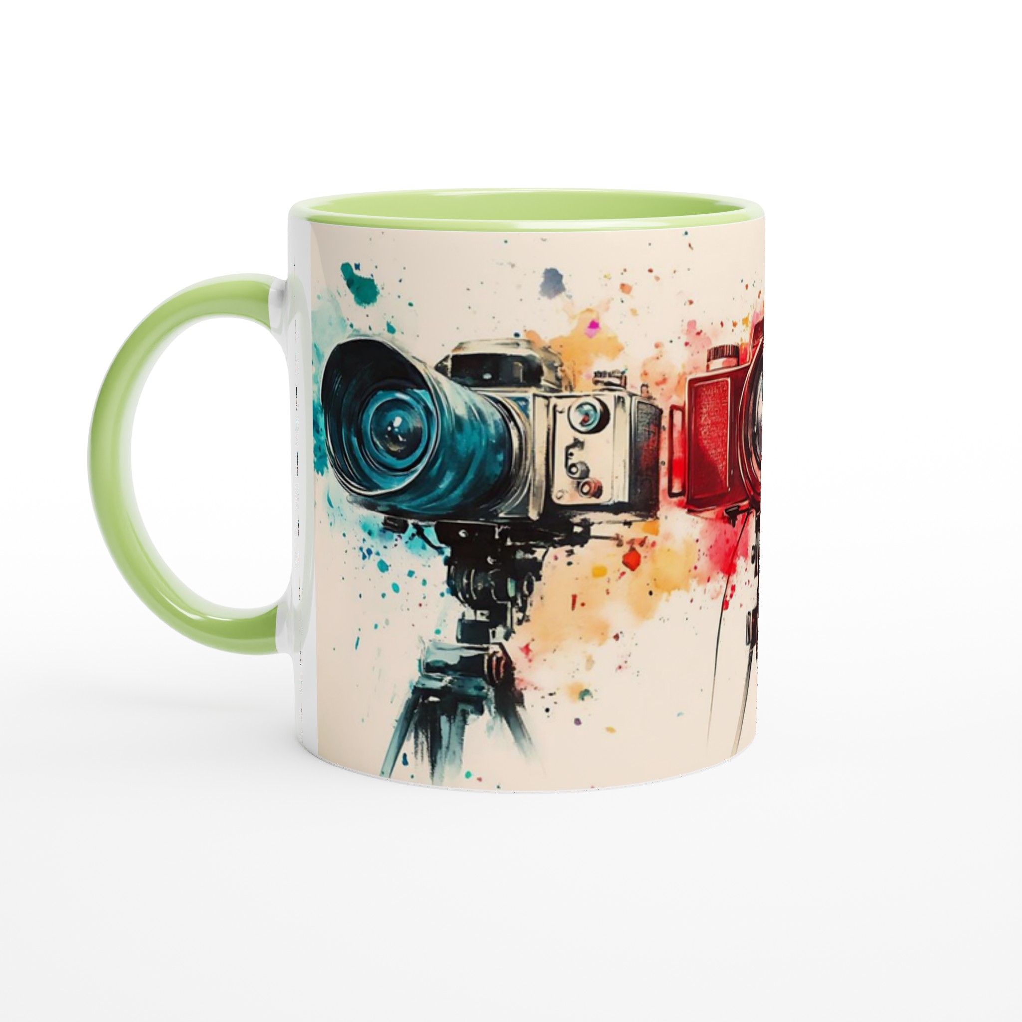 Kamerakonst – Akvarell Keramikmugg 11oz – Levande Design för Kreativa Själar 7 07473a6a-dbb5-4842-aa68-55574c347626