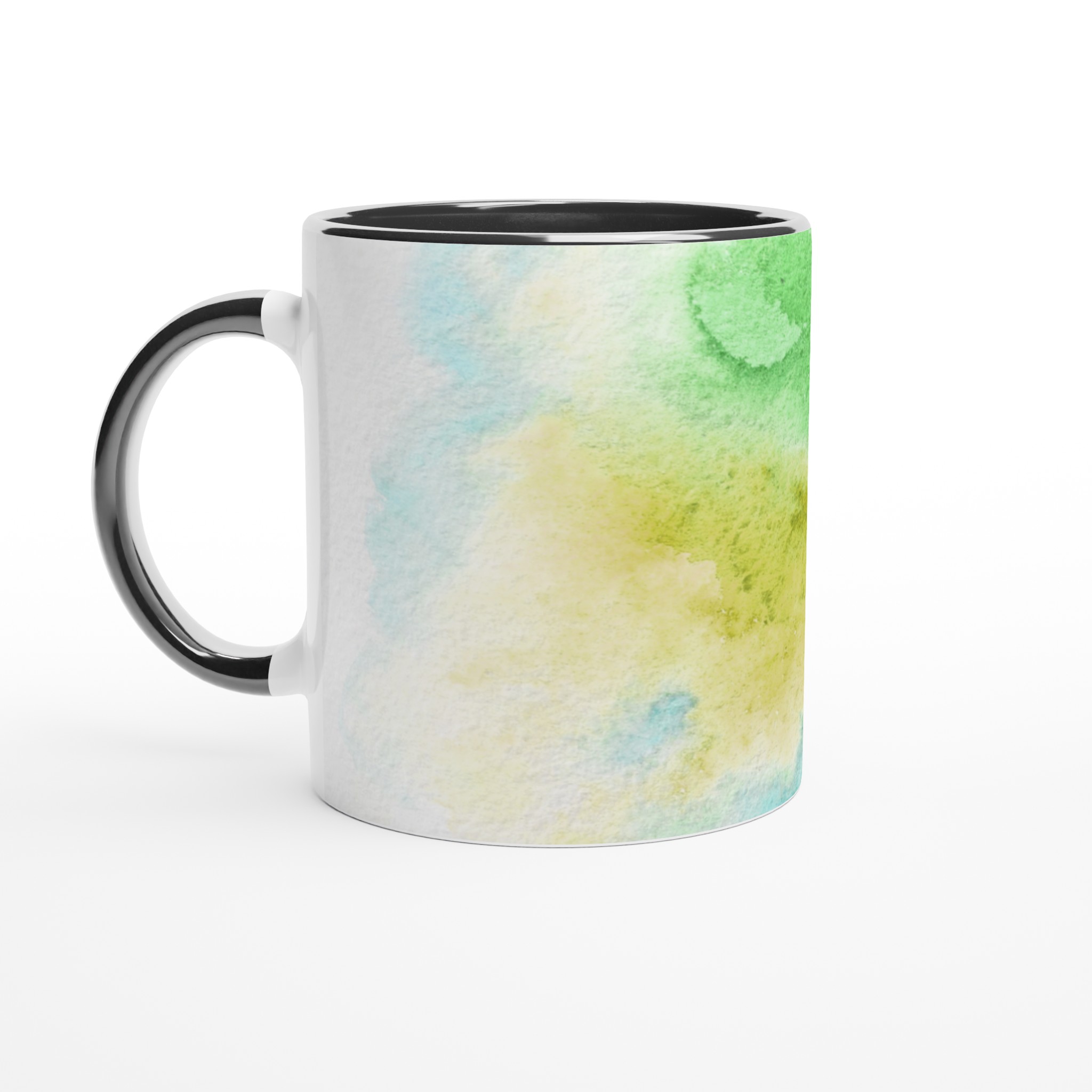 Vit 11oz keramisk mugg med akvarellmönster i lugna, mjuka färger – välj din favoritfärg på muggen 4 074d2d9b-2237-437f-869c-16da674efbd9