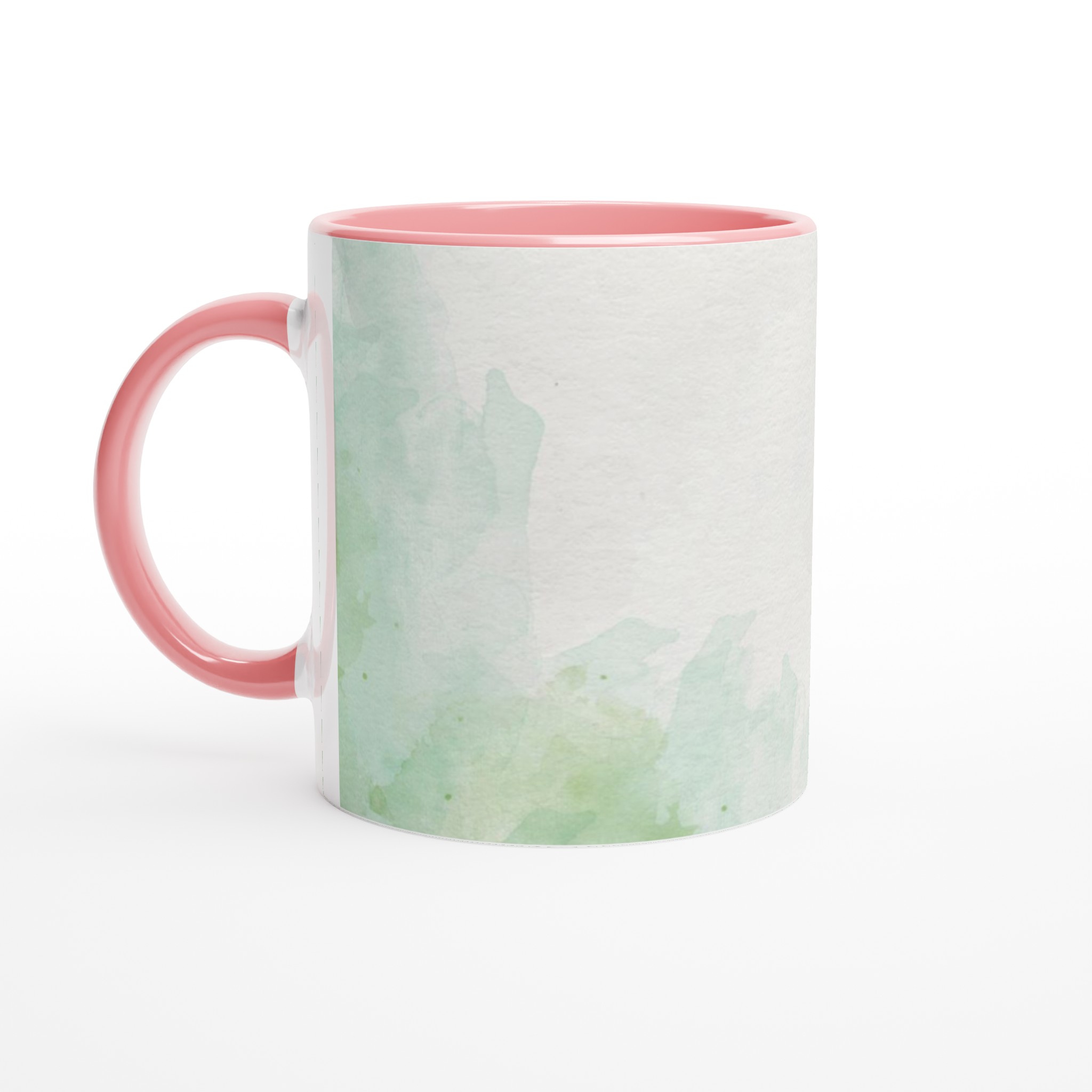 Vit 11oz keramisk mugg med subtil akvarellkänsla - välj din favoritfärg 6 0757ec95-4bae-48cf-933c-a650a76d5b91