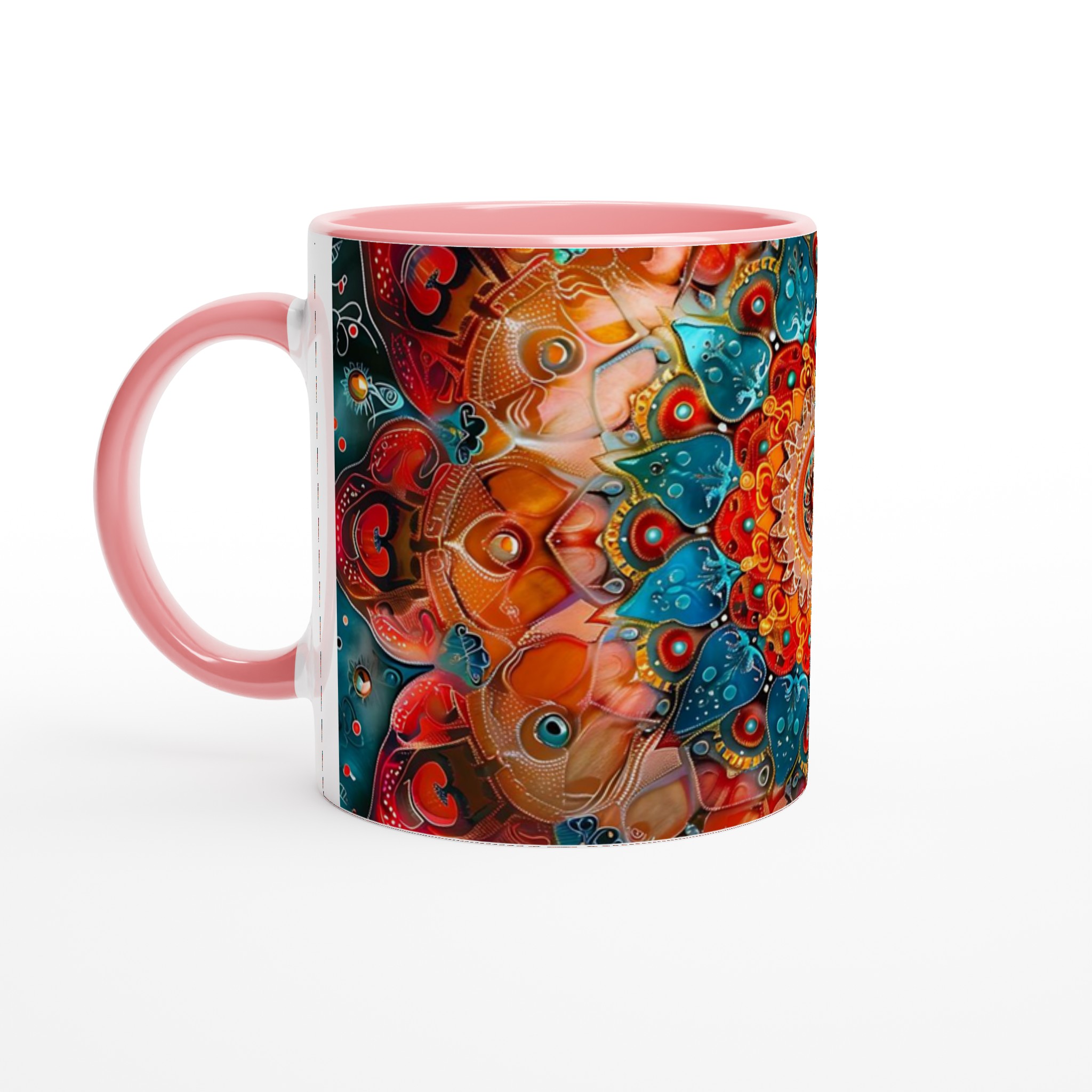 Kosmisk Mandala Keramikmugg 11oz – Välj bland 7 Vibrerande Färger för Din Energi 6 0790572b-6799-4b66-8599-875878f296fd