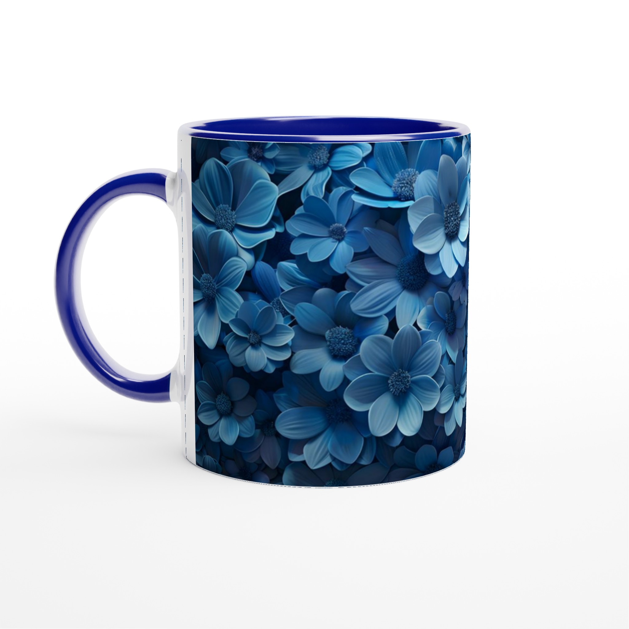 Blå Blomsterdröm 11oz Keramisk Mugg – Personlig Design i Livfulla Färger 2 07a2fea2-2d80-4a7c-afc3-856fb2240318