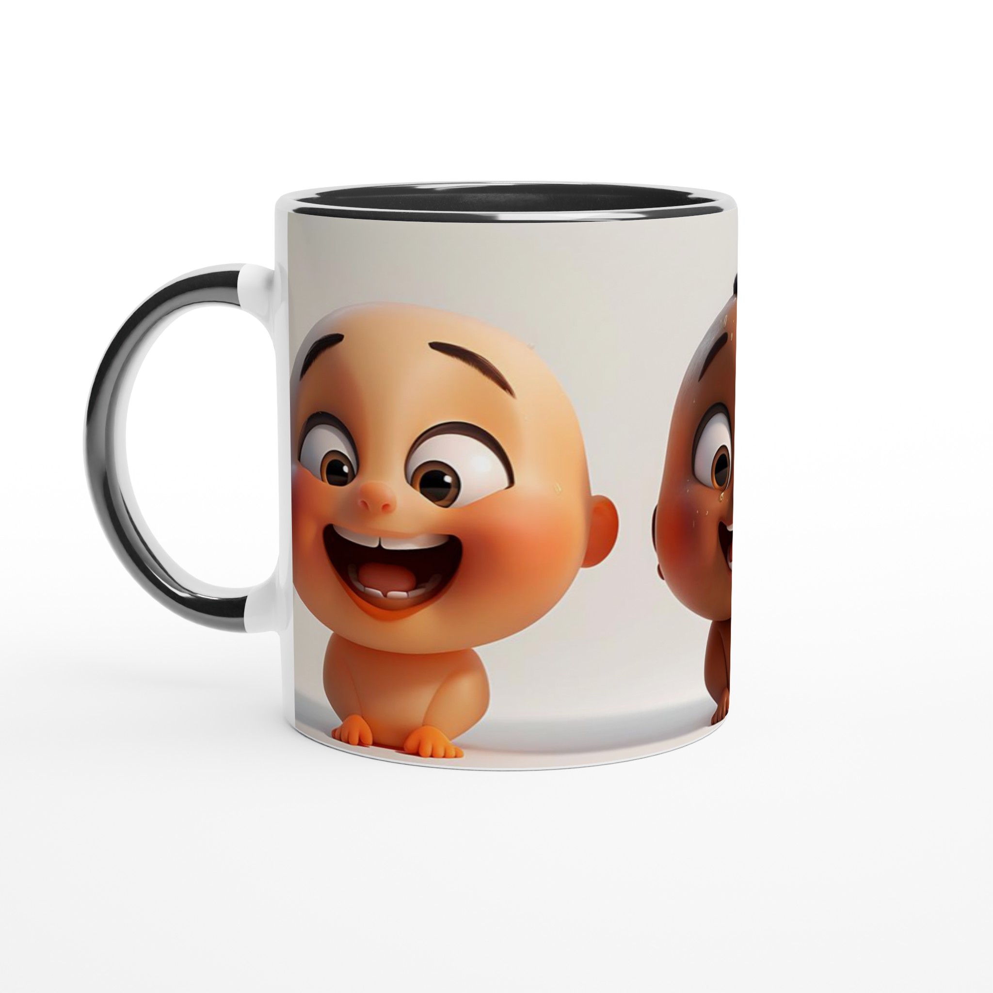Glad Baby Mugg - Söta & Glada Ansikten på Vår 11oz Keramikmugg 4 07a5d10a-305a-404c-b2c4-374132fb3b87