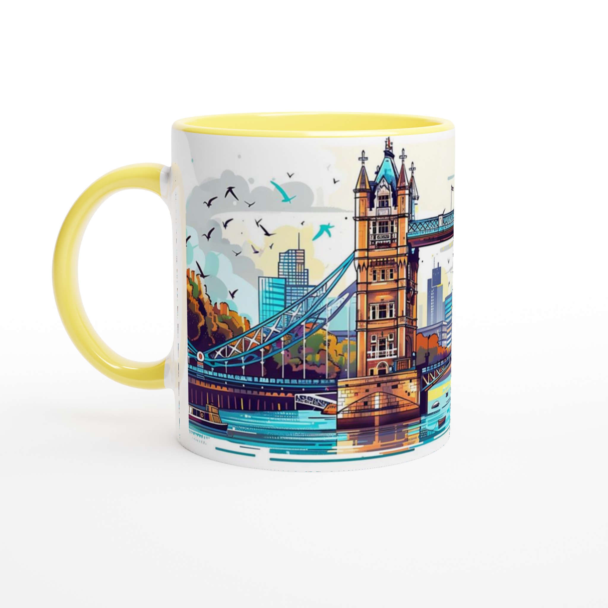 London Bridge Akvarellmugg – Konstnärlig 11oz Keramikmugg i ditt färgval 3 07bab8fd-bde1-4566-98c9-6d3cb0b81ff3