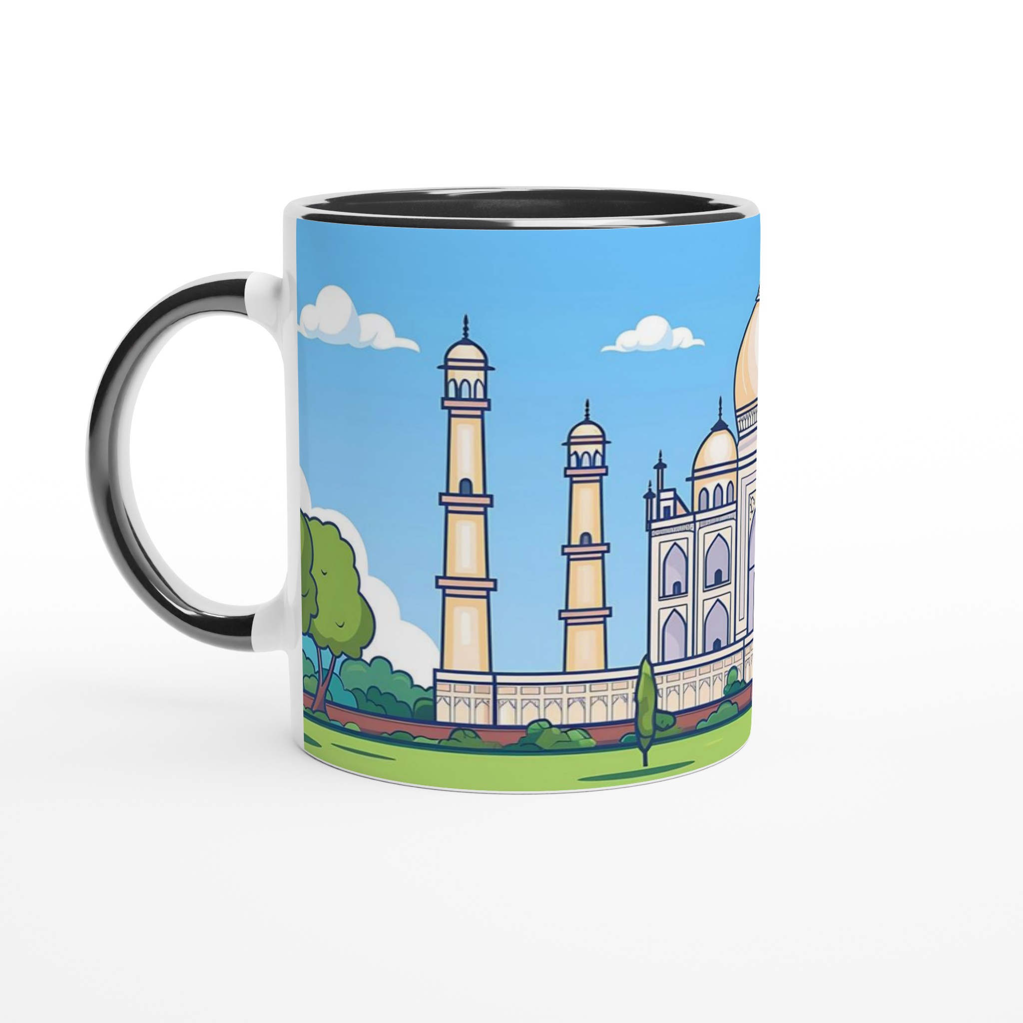 Taj Mahal Inspirerad Keramikmugg - Lyxig Design för Din Favoritdryck, Välj Bland 7 Färger! 4 07e578c8-ecca-4933-829e-5ddc8475ba4e