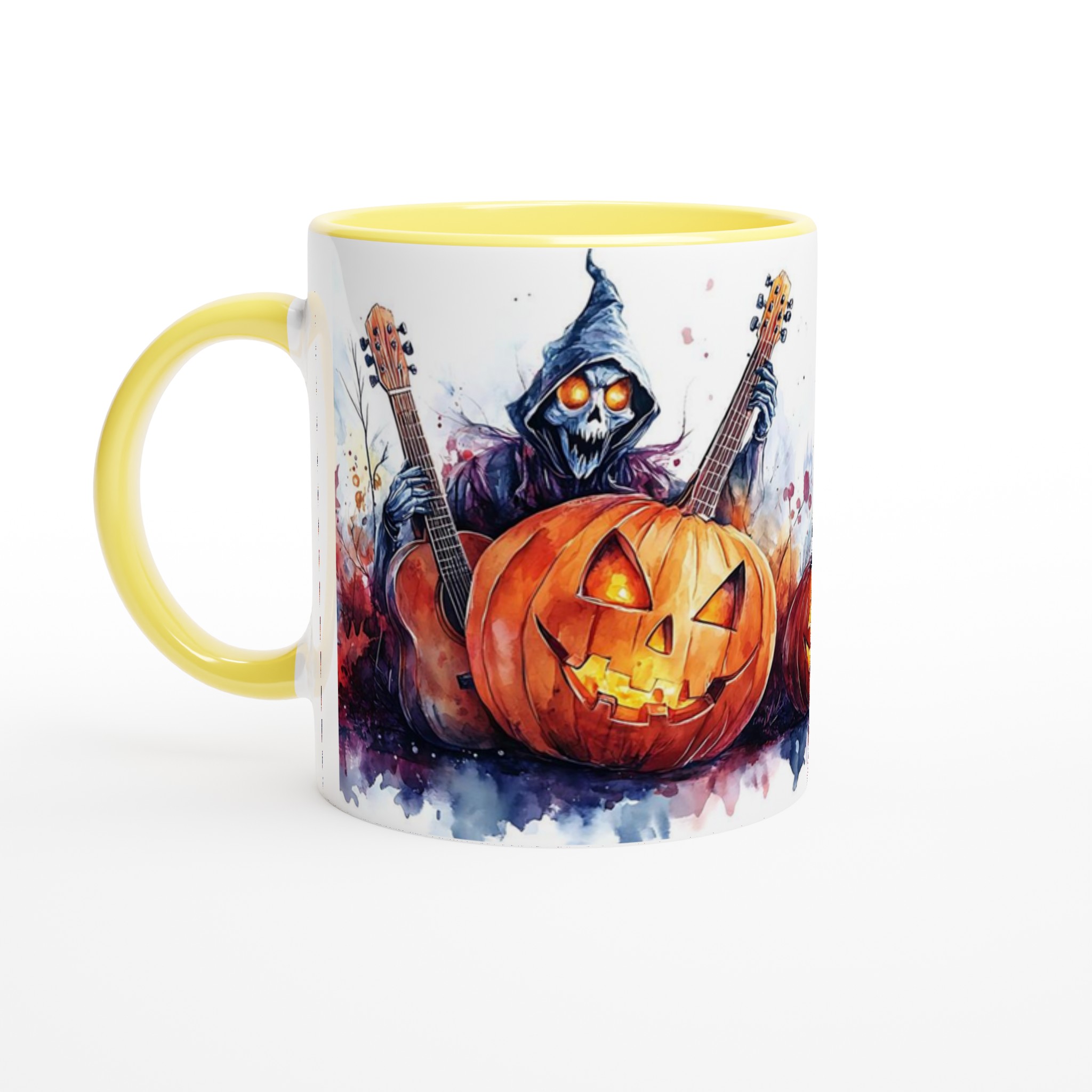 Rockin' Reaper Halloween Keramikmugg - Skrämmande Kul Design & Färgval 3 07fd0c64-a644-4e37-bc64-bfaf161a438d