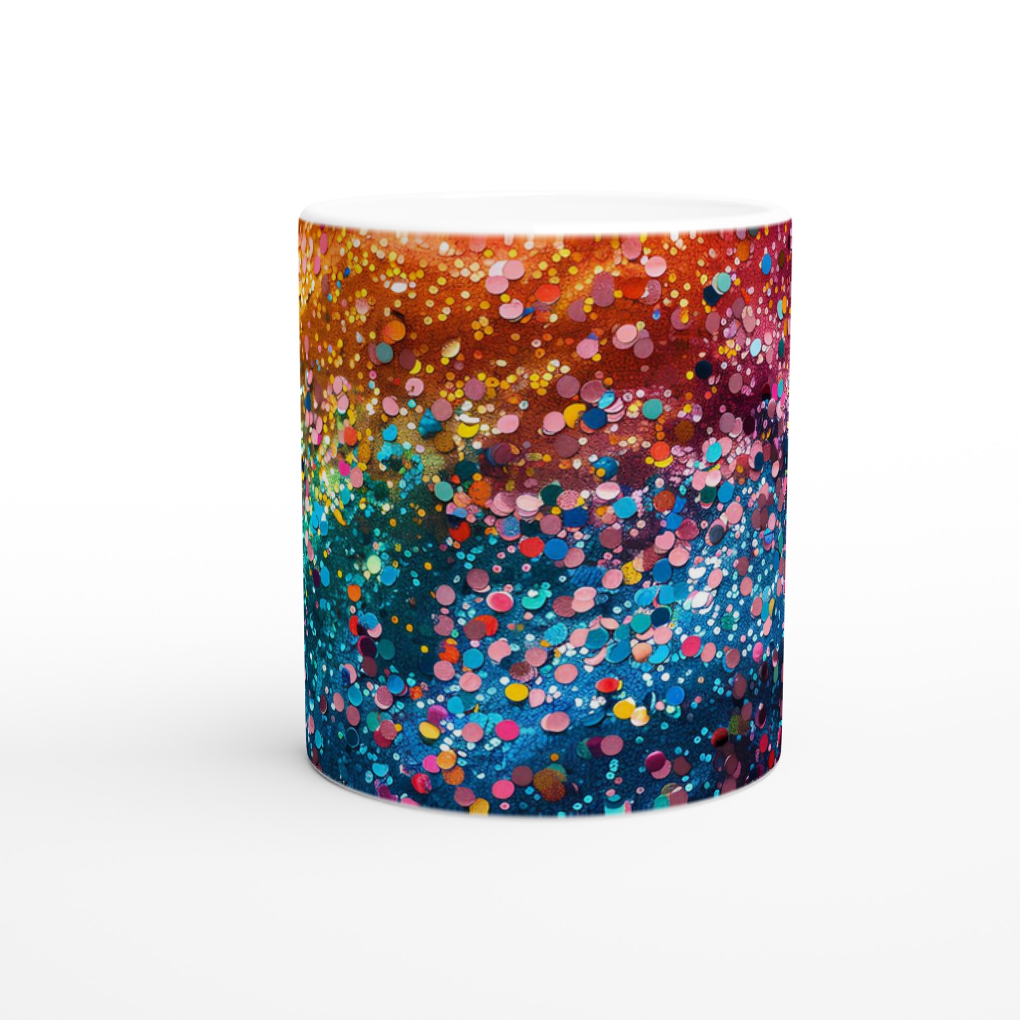 Glittrande Konfetti Keramikmugg – Färgglad 11oz Kaffekopp för Festliga Stunder i ditt Val av Färg 8 083a0007-6240-46ba-87c3-6db9cdae13f2