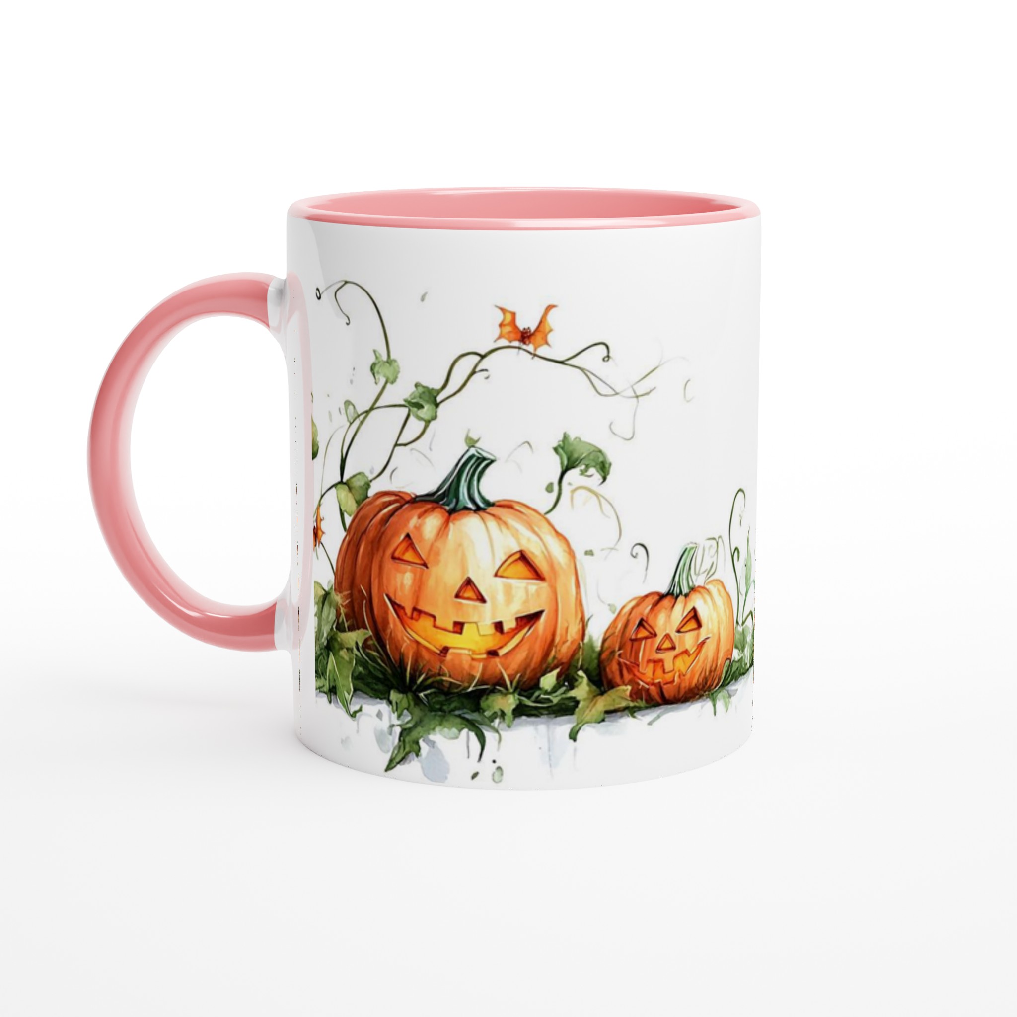 Bus eller godis! Klassisk Halloweenpumpa Mugg – Spöklikt charmig 11oz keramikmugg i ditt val av färg 6 0884d52a-374a-4bfb-8d15-d11f9228b2fe
