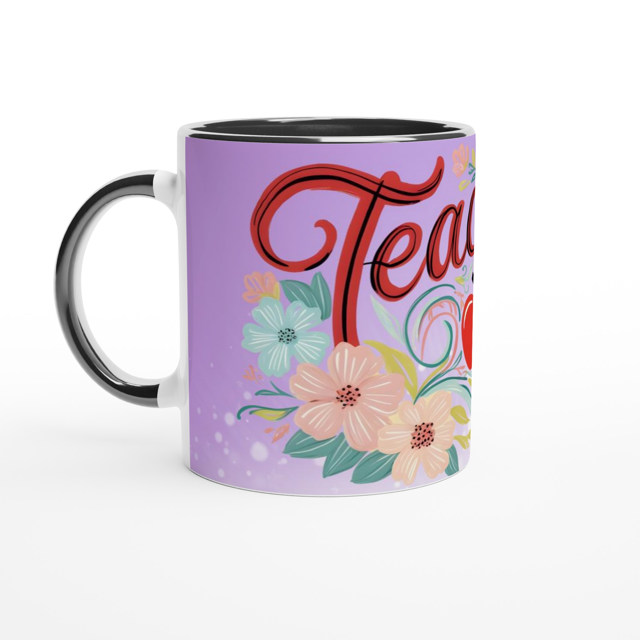 Teacher's Day 11oz Ceramic Mug – Celebrate with Vibrant Floral & Apple Design 4 088f5154-460e-49f3-b839-b78028f33bfd