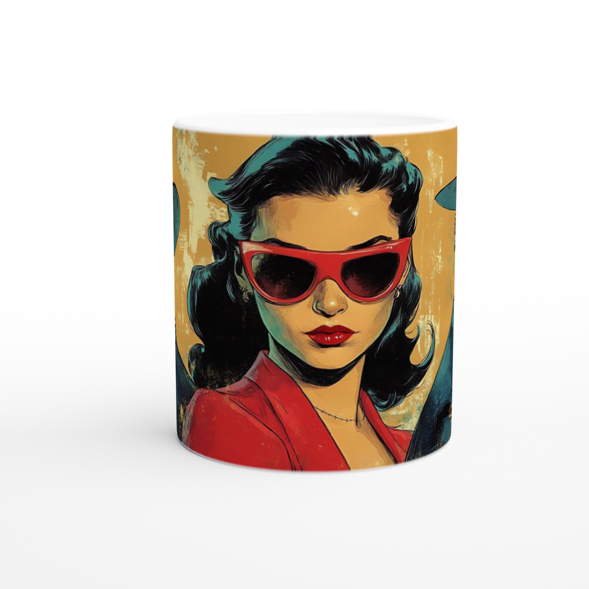 Retro Pulp Noir Keramisk Mugg - Välj din färg! 8 088febb4-f330-4ce9-b495-1334b5e607c8