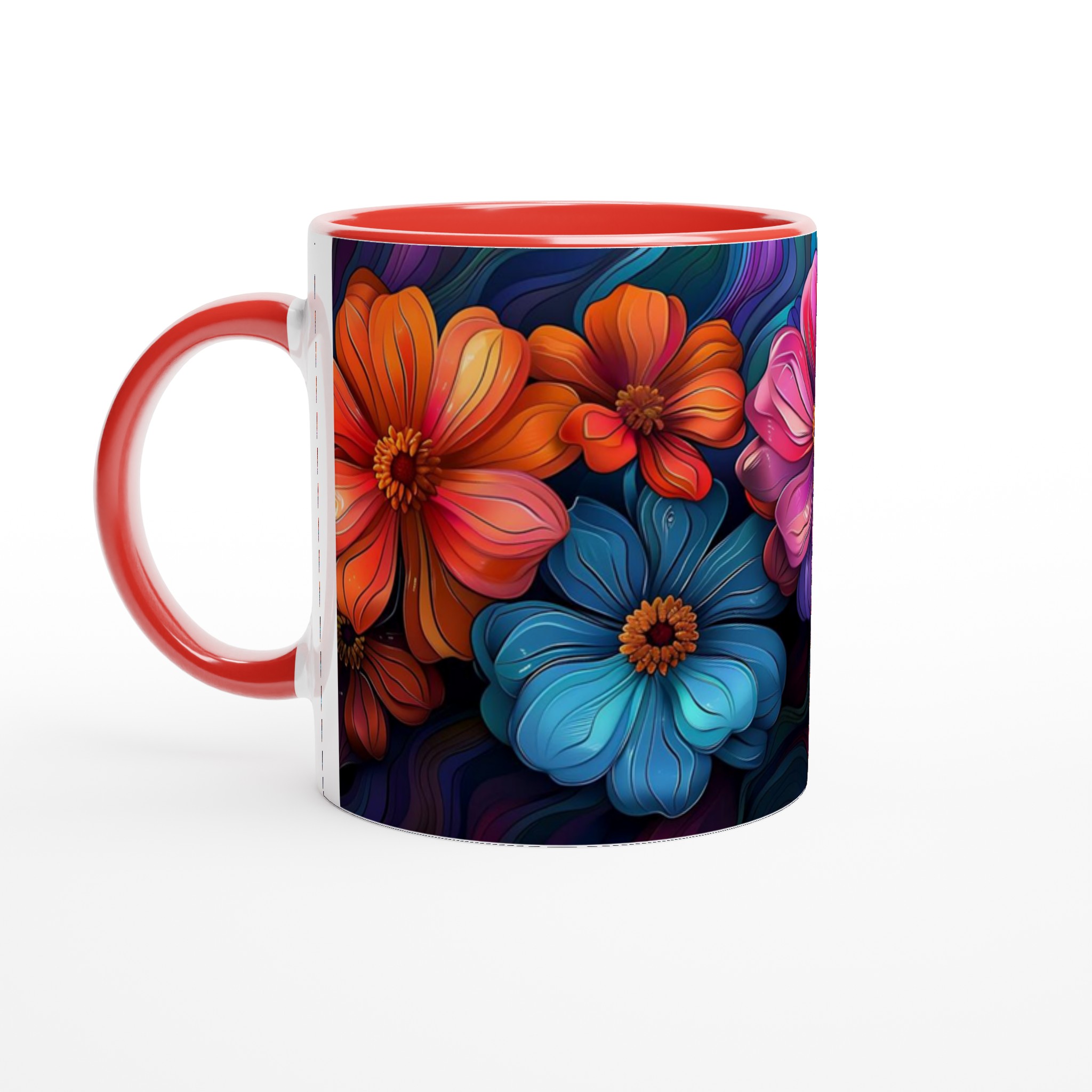 Blommande Färgexplosion: 11oz Keramisk Mugg för Konstälskare – Välj din Favoritnyans! 5 08c1edef-cdd9-4887-b064-23bdde50059b