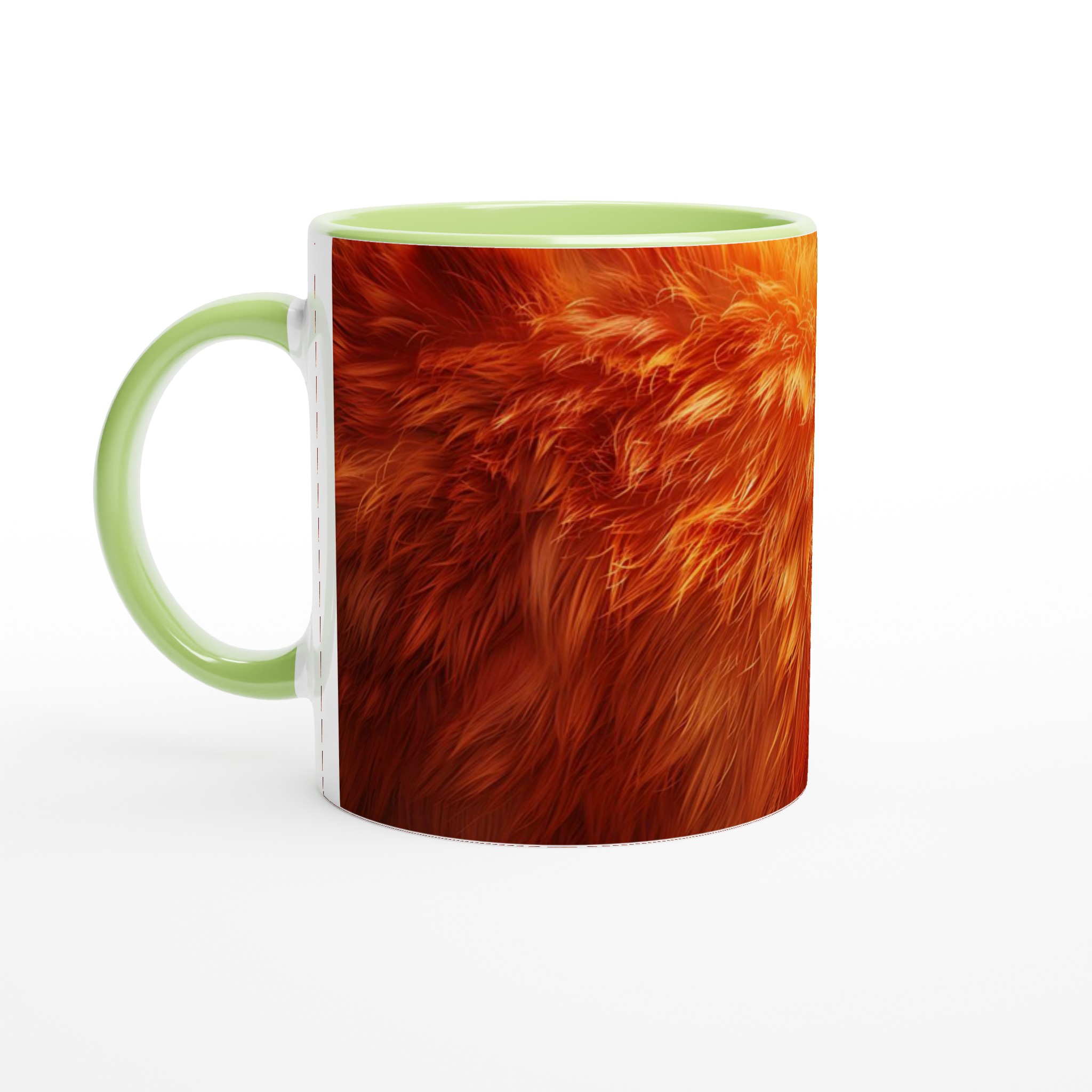 Vit 11oz Keramisk Mugg med Eldig Orange-Hårig Textur – Välj Din Personliga Färg 7 08cada21-ac1c-40d0-80b8-edd15298e9c7