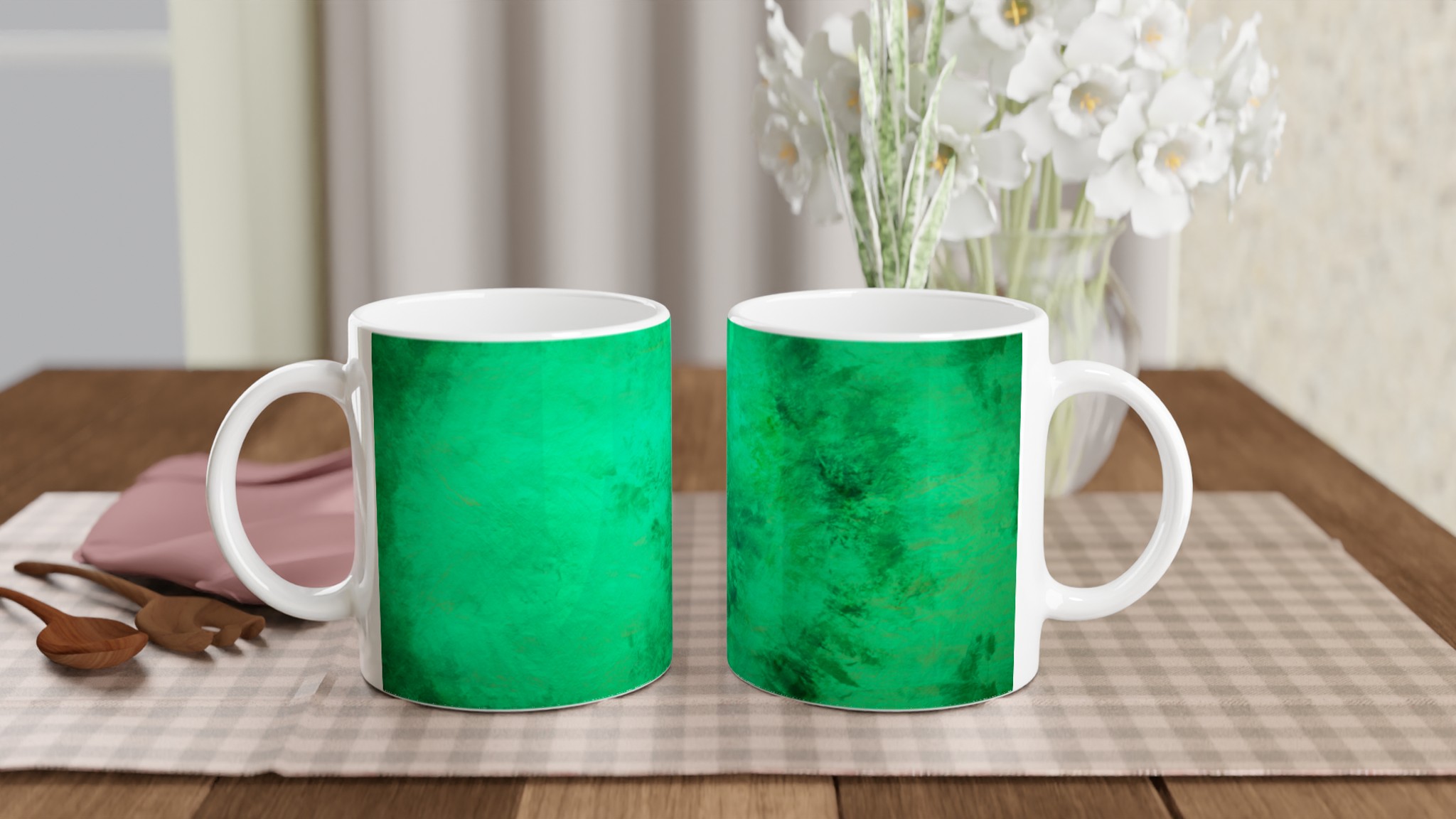 Vit 11oz keramisk mugg i klassisk vit med skinande finish 10 08e58e72-62ef-4d25-a56c-92fb254f6fe5