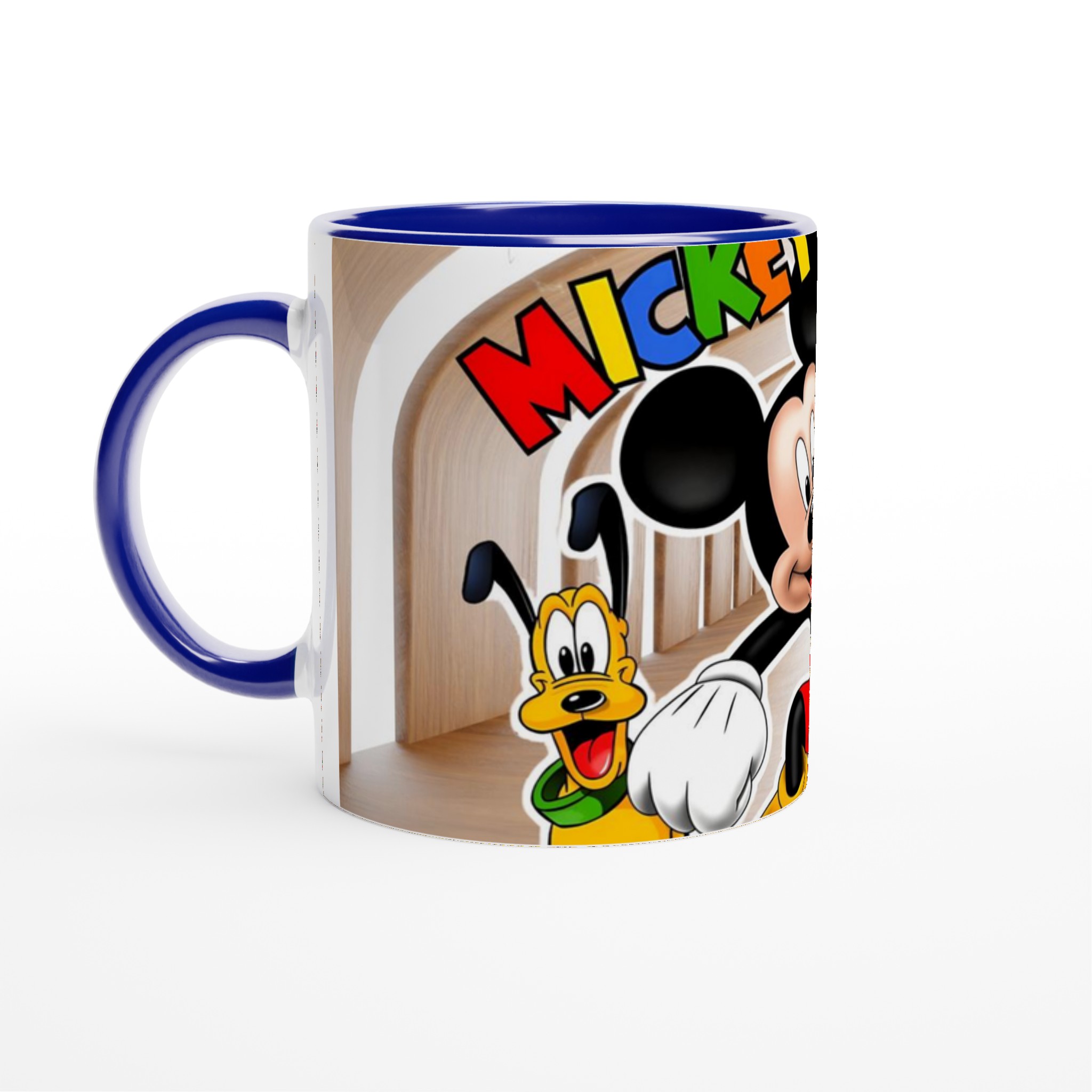 Vit 11oz keramisk mugg med färgstarkt Mickey & vänner-motiv i flera keramiska färger 2 0915978c-83f6-4392-8f07-28c5c7e57747