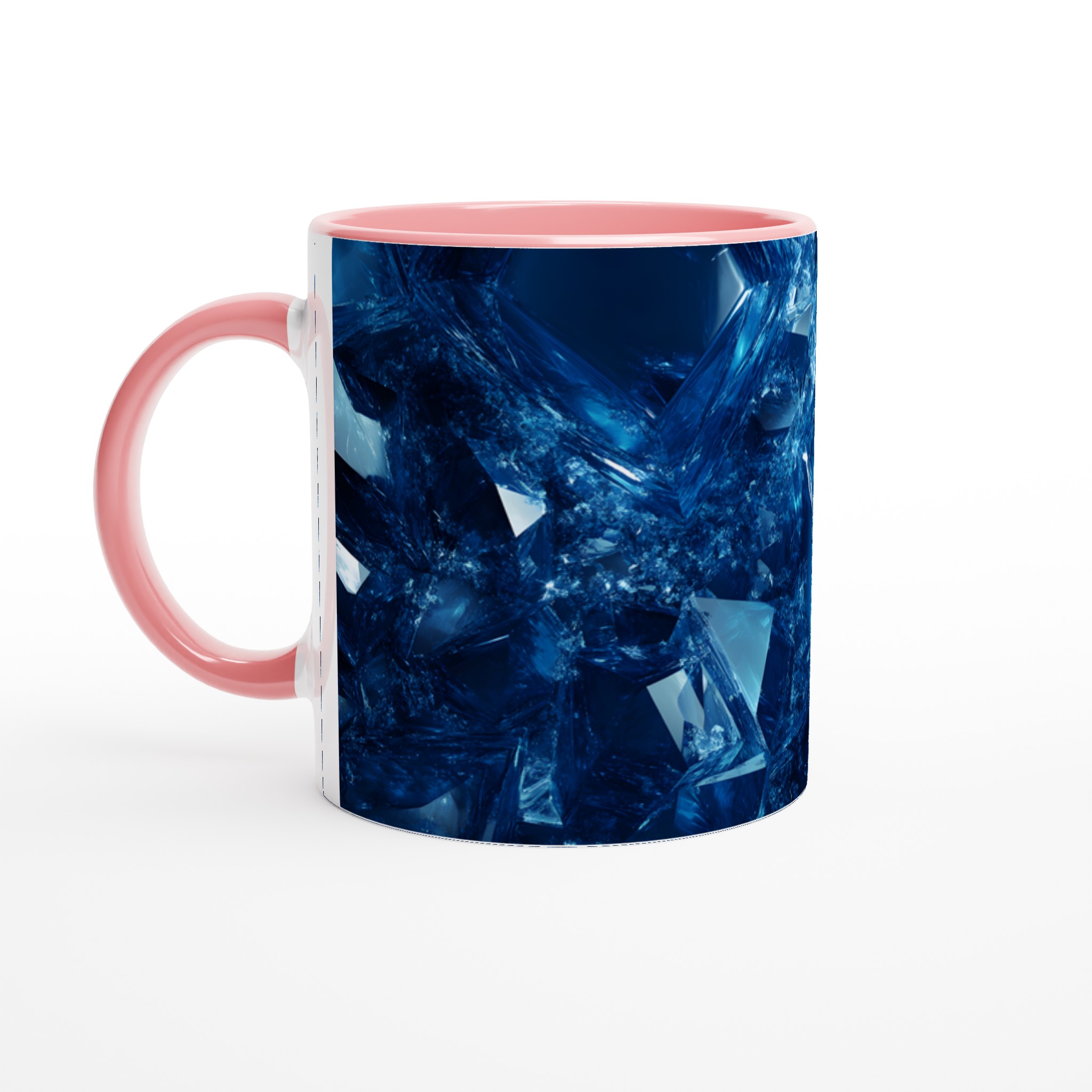 Iskall Blå Kristallmugg – 11oz Premium Keramikmugg i ditt val av sju livfulla färger 7 099761eb-1ea8-4318-8be1-e31fd2f7f171