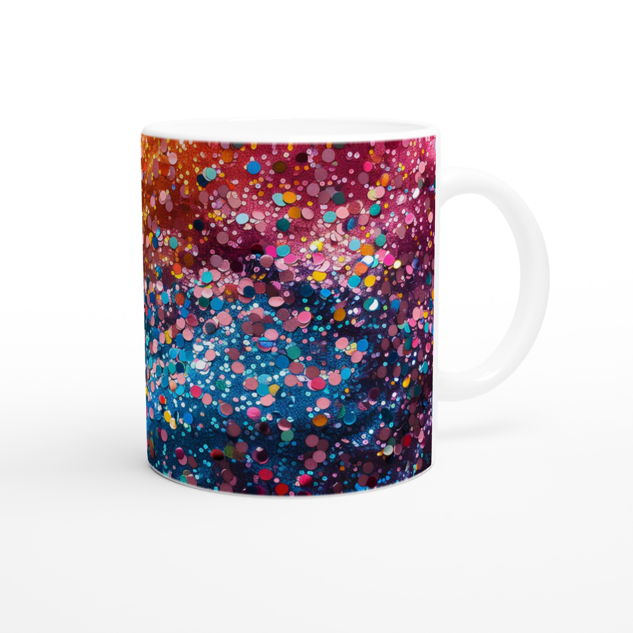 Glittrande Konfetti Keramikmugg – Färgglad 11oz Kaffekopp för Festliga Stunder i ditt Val av Färg 9 09cd808b-d515-4235-b537-b40c5cc60f6a