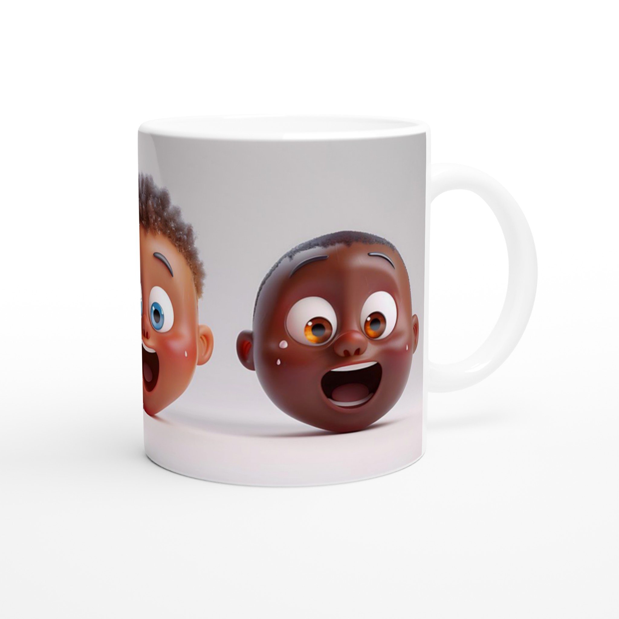 Glad Mångfald Mugg – Lekfull Keramikmugg i 7 Färger, 11 oz 9 09d0389f-89d5-4624-946c-8e0b7b87be3f