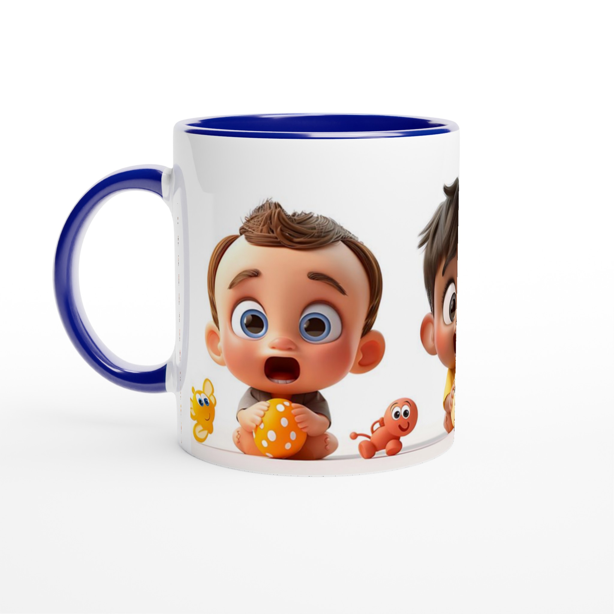Söta Babyvänner 11oz Keramikmugg – Glada Karaktärer i Klara Färger för Kaffestunder 2 09d2fa04-4377-4a43-a93c-07c6efe7114b