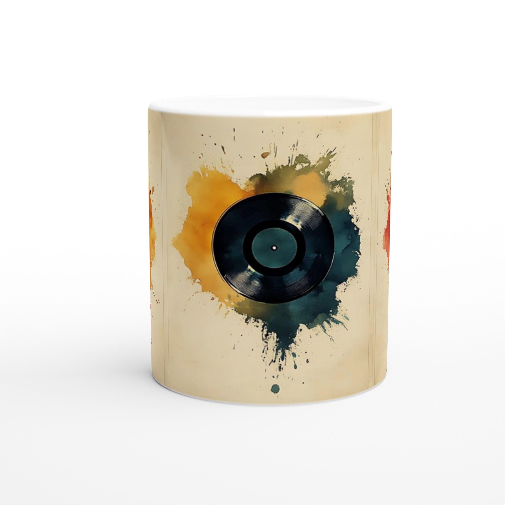 Muggen "Vinyl Groove" – Färgstark Keramikmugg 11oz, Välj Din Favoritfärg! 8 09d5abae-badf-4432-a70b-e3b5719b7fa6