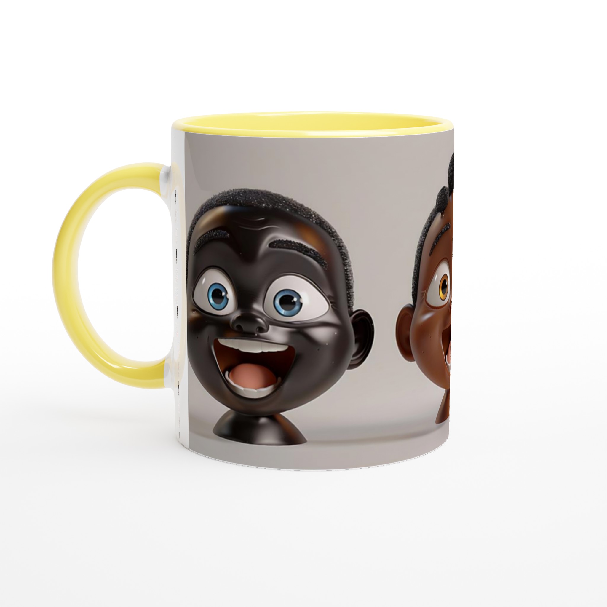 Glad Cartoon Ansikte Keramisk Mugg – uttrycksfull design i flera färger 3 0a3fef26-ef6a-4add-97e3-5e0ca7c961e0