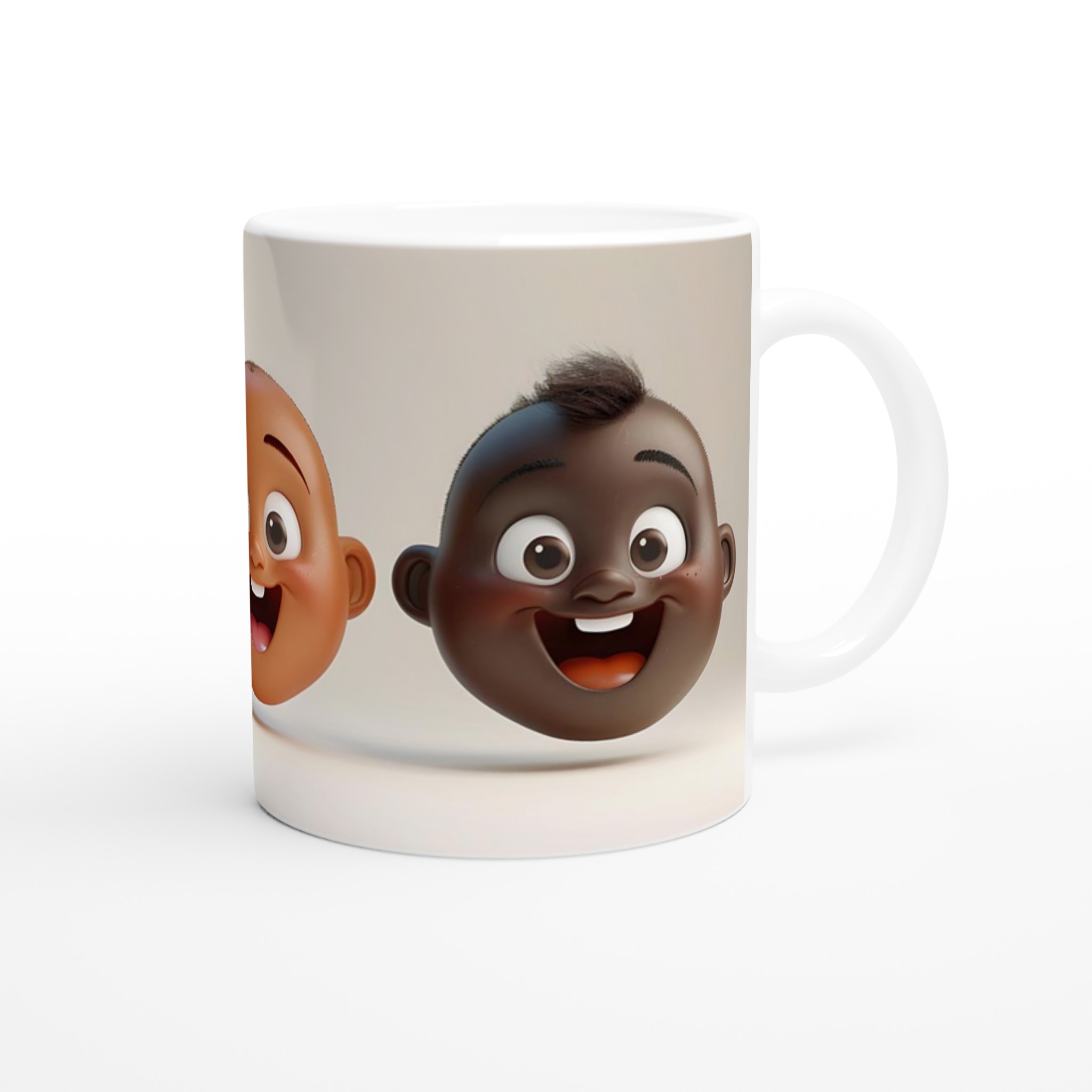 Vit 11oz Keramisk Mugg – Fira Glädje med "Världens Bästa Vänner"-motiv 9 0a5996de-443a-457e-acf9-45fd6e07d016