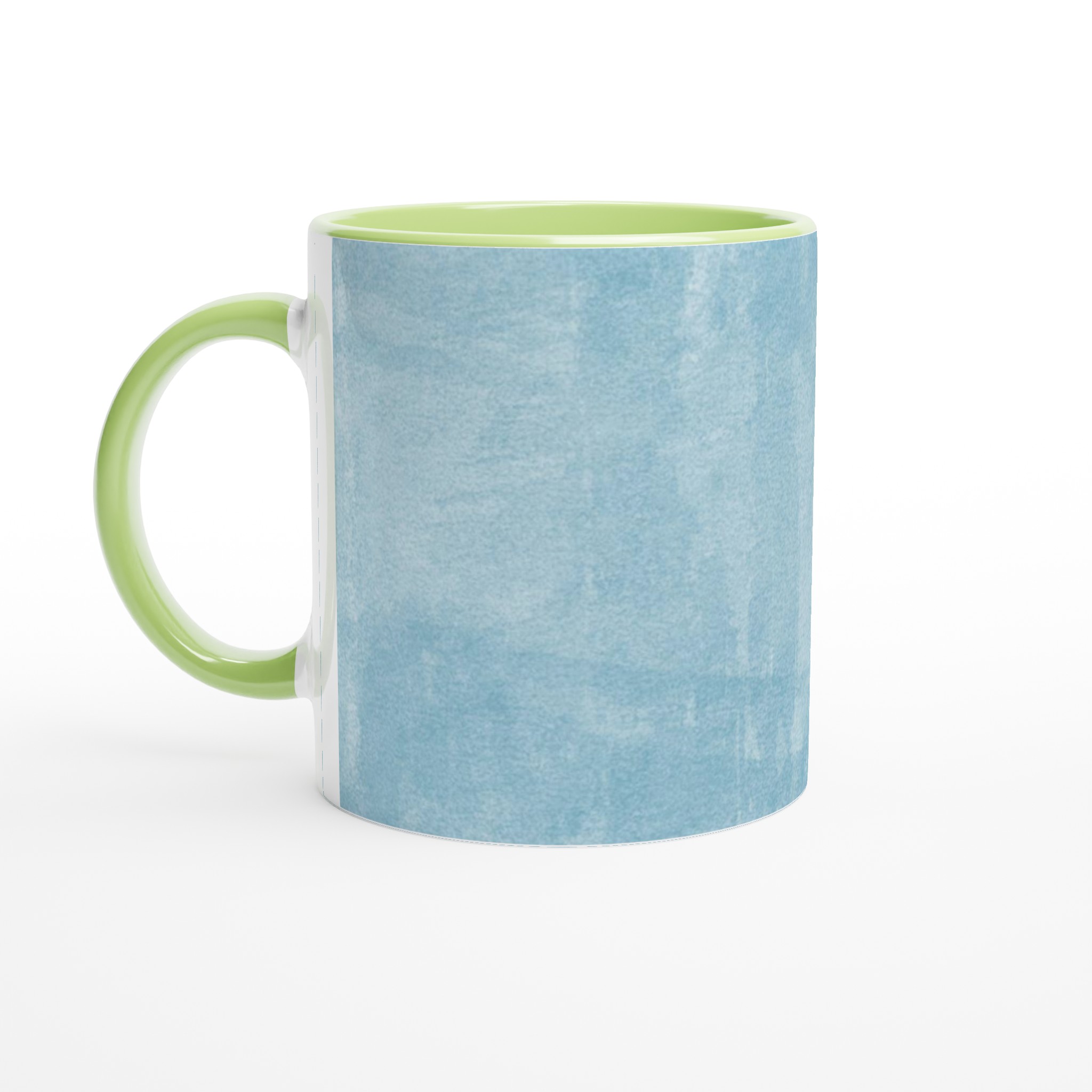 Vit 11oz keramisk mugg med kaxig fiskdesign – välj din favoritfärg i sju nyanser 7 0a5fce1c-328e-4aeb-9c4d-6d743292e322