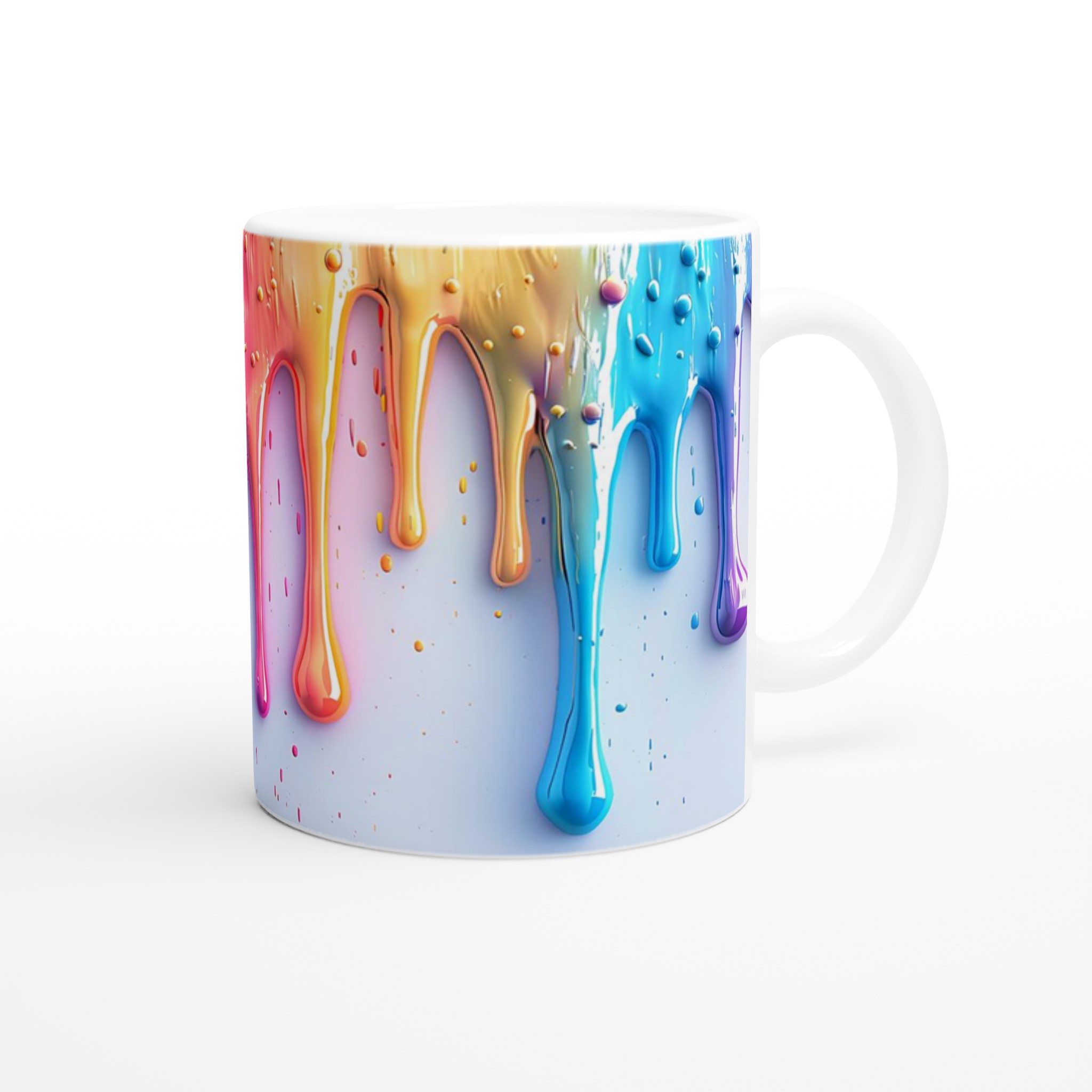 Mugg i Regnbågens Färger – 11oz Keramikmugg i Klara, Glänsande Nyanser – Välj Din Favorit! 9 0a68befa-39e8-48cb-b431-02e15a350cfd