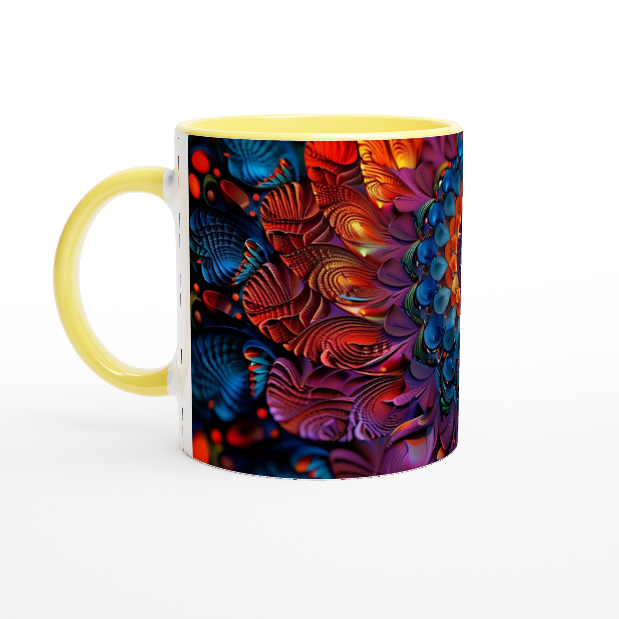 Abstrakt Mandala 11oz Keramikmugg – En Explosion av Färg & Design 3 0a7e222b-24db-4d4a-8232-860e3157c533