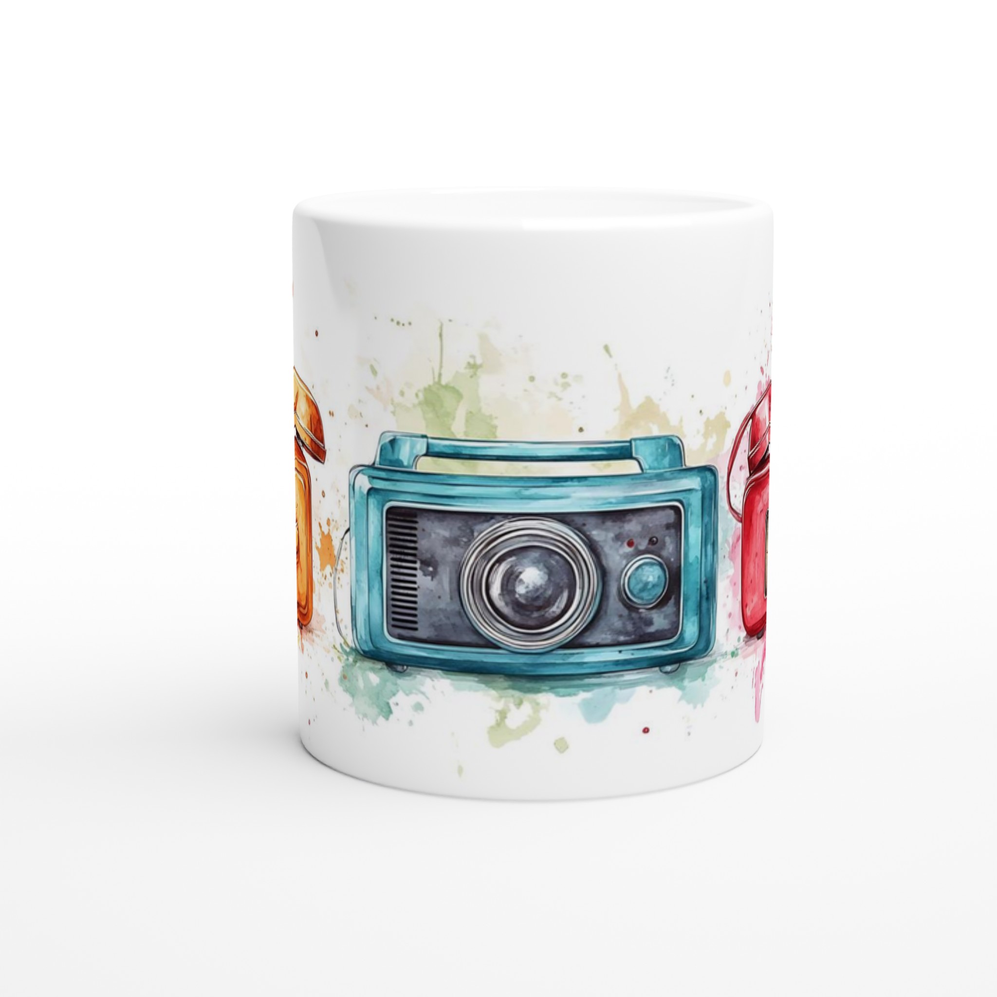Retro Tech Vibes Keramikmugg – Din Favorit för Kaffe & Te i Akvarellstil 8 0a7ffe51-8043-48e3-b5a4-4a8ee864826e