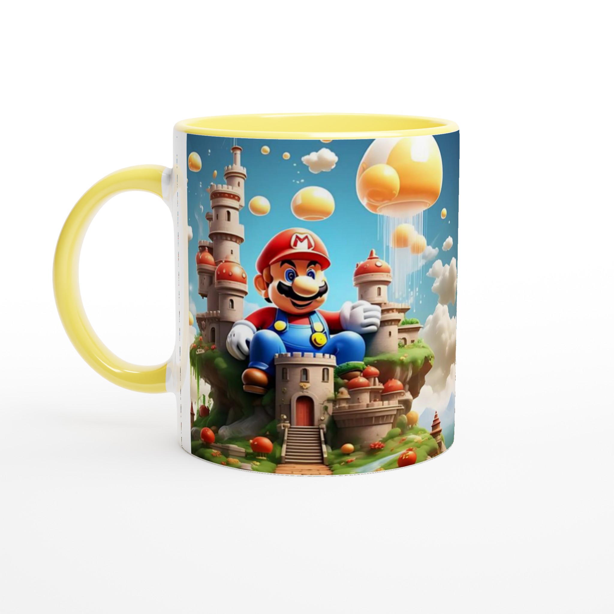 Premium 11oz Keramisk Mugg med Färgstark Mario & Sagoslott – Välj Bland Flera Fina Keramiska Färger 3 0a8c60c6-9668-415f-a771-1f12084eaf08