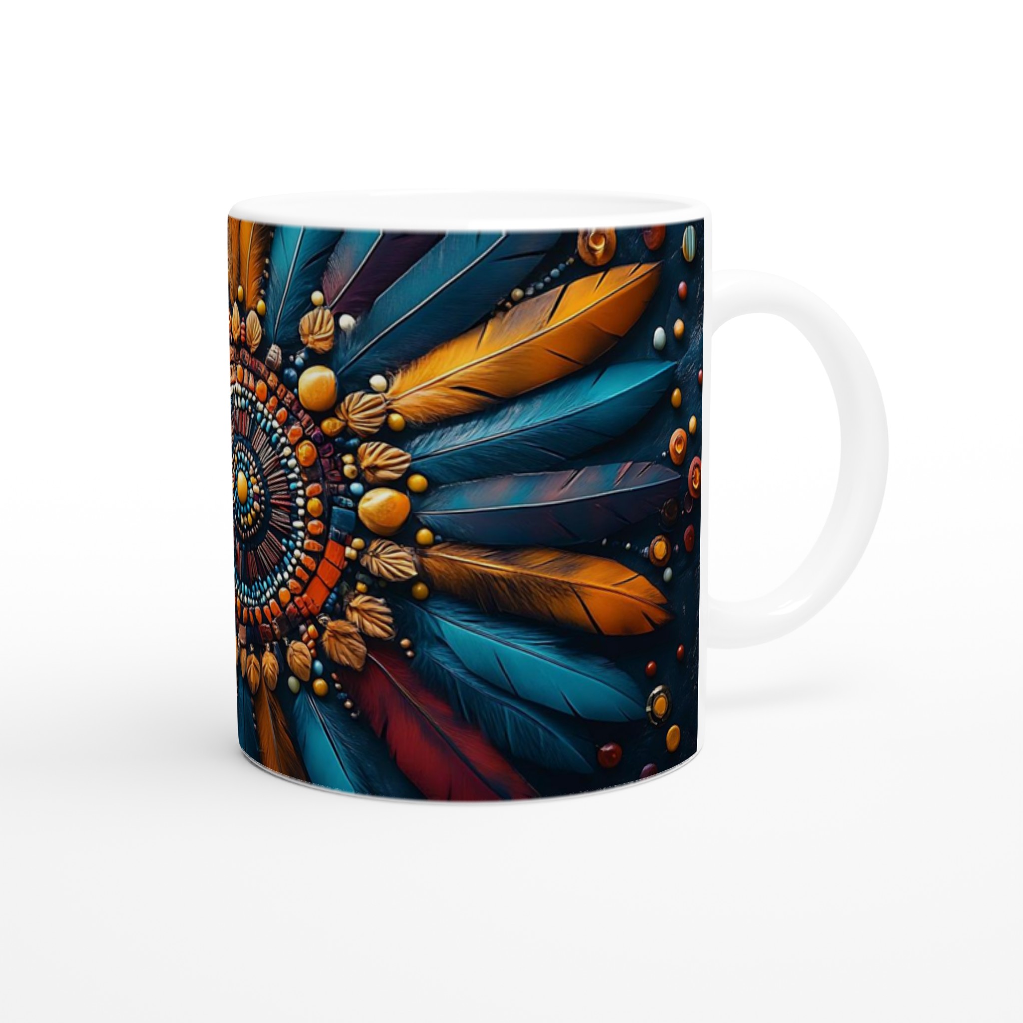 Aztec Inspired 11oz Keramisk Mugg – Konstfull Design i Levande Färger 9 0a97593d-a342-478a-b8c0-dd862fb6f6d1