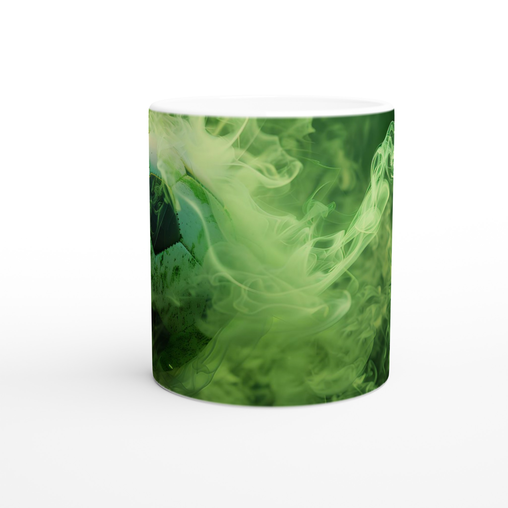 Grön Eld Fotboll 11oz Keramisk Mugg – Intensiv Design för Sportfantasten i Valfri Färg 8 0aa04b27-9354-4f78-a02a-443ee6cc5e0c