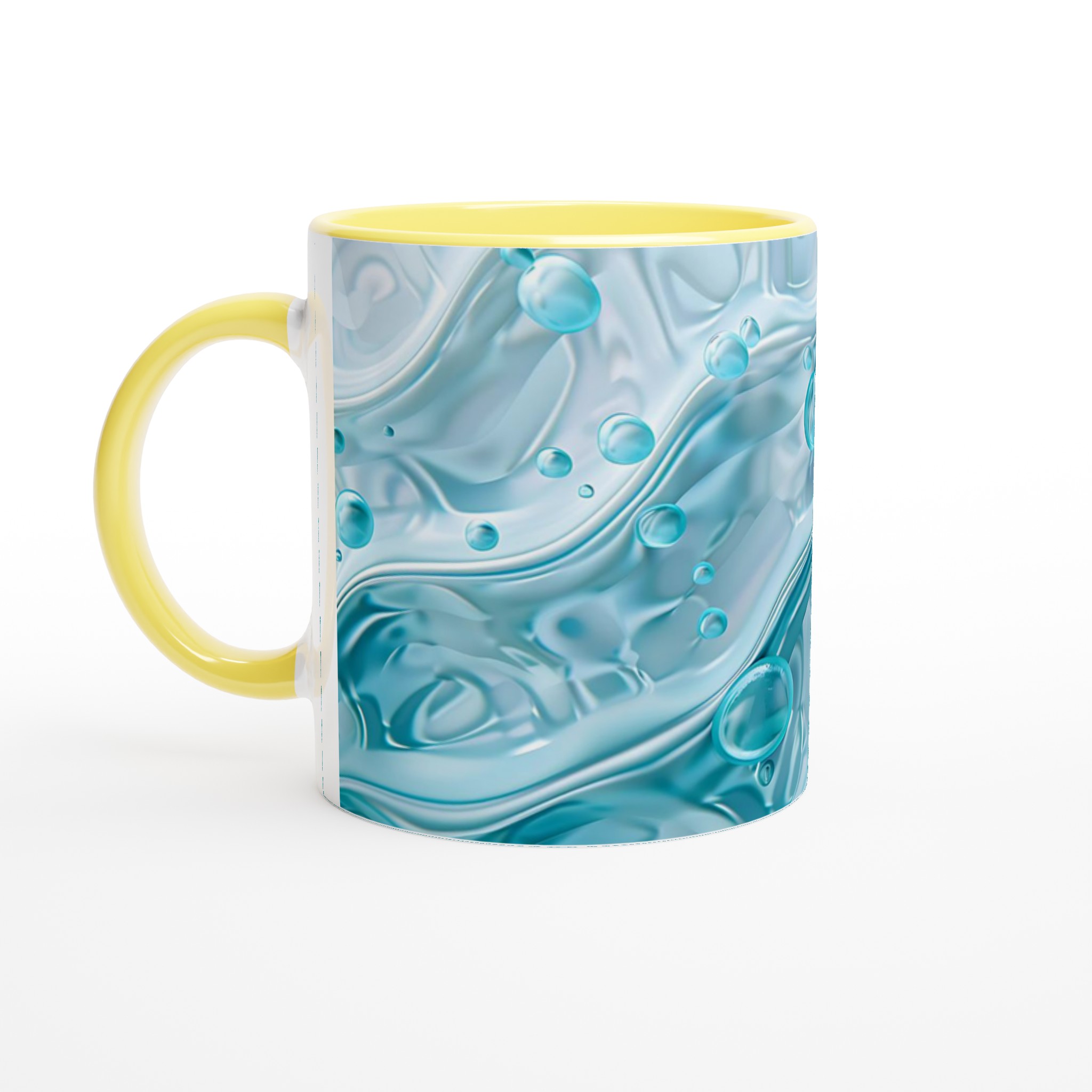 Ocean Breeze 11oz Keramisk Mugg – Dröm Dig Bort med Lugnande Vågformad Design & Aqua Bubblor 3 0aa8d273-179f-4776-a7b7-bab594b9e81b