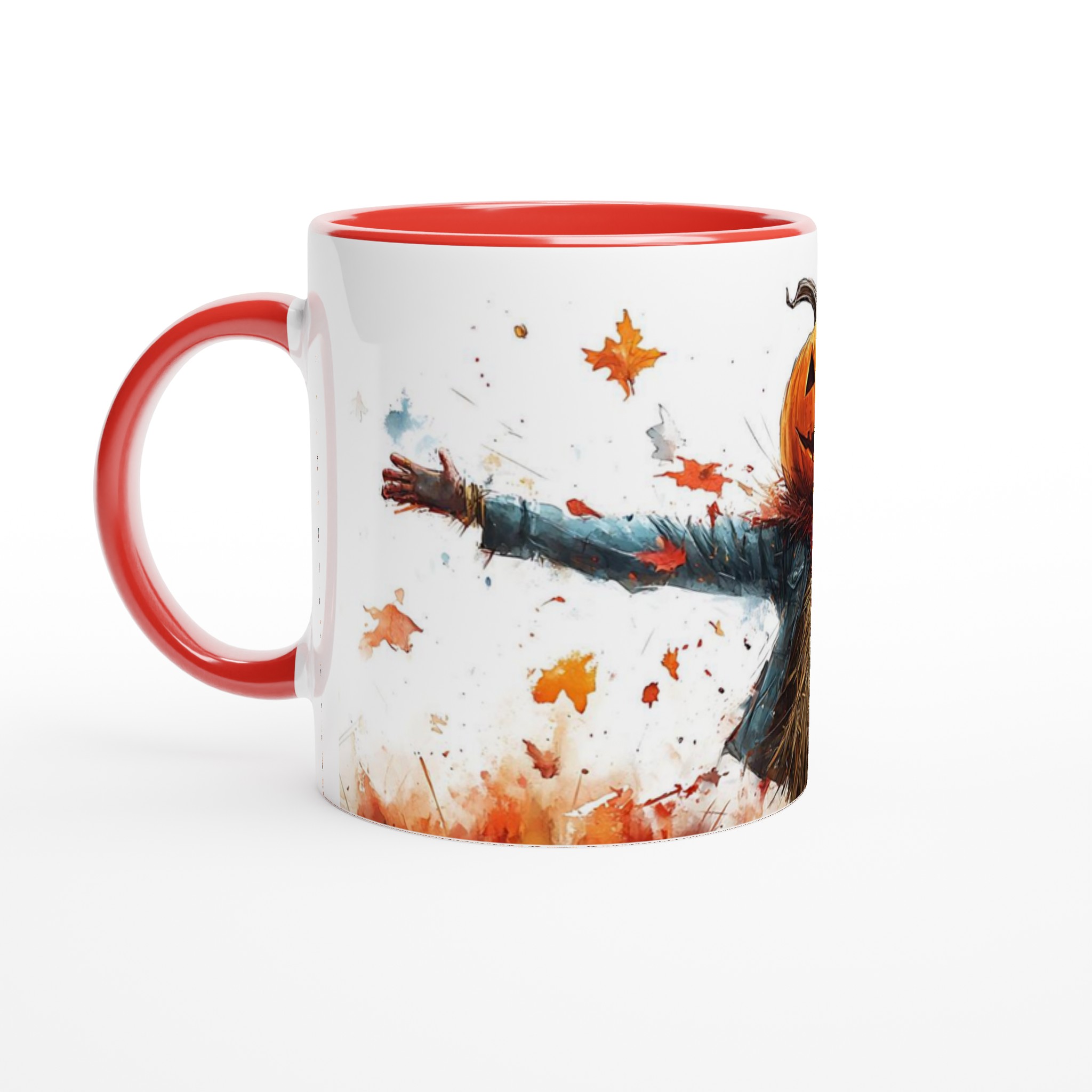 Glad Halloween Pumpa Skrämma Mugg – Levande Akvarell Keramik Kaffekopp i Flera Färger 5 0ac8af15-8c1a-4254-9d78-96703bab087a