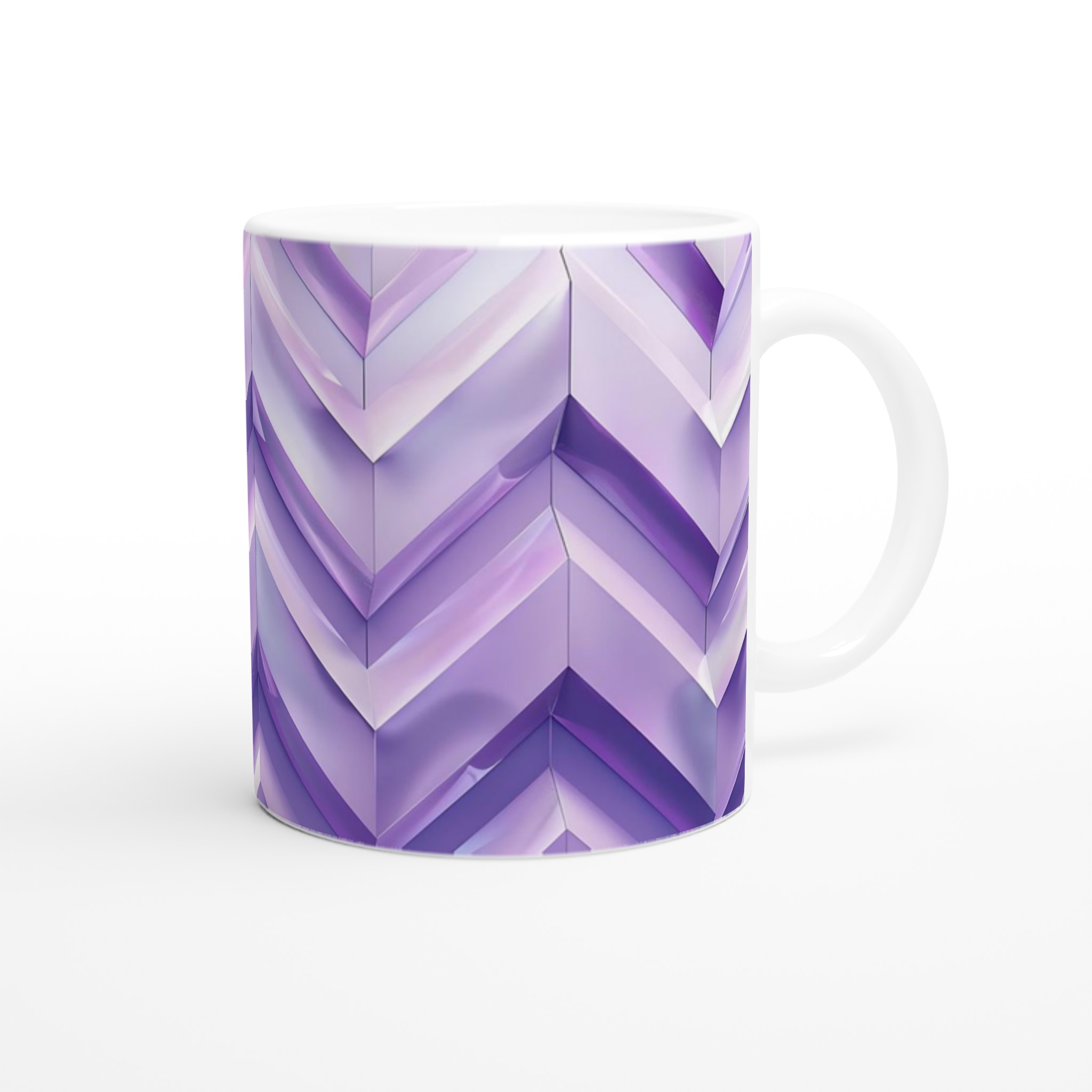 Abstrakt Lila Chevron 11oz Keramisk Mugg – Elegans i Varje Klunk 9 0ae118c7-e2d2-4b3a-80df-ed34ad38b900