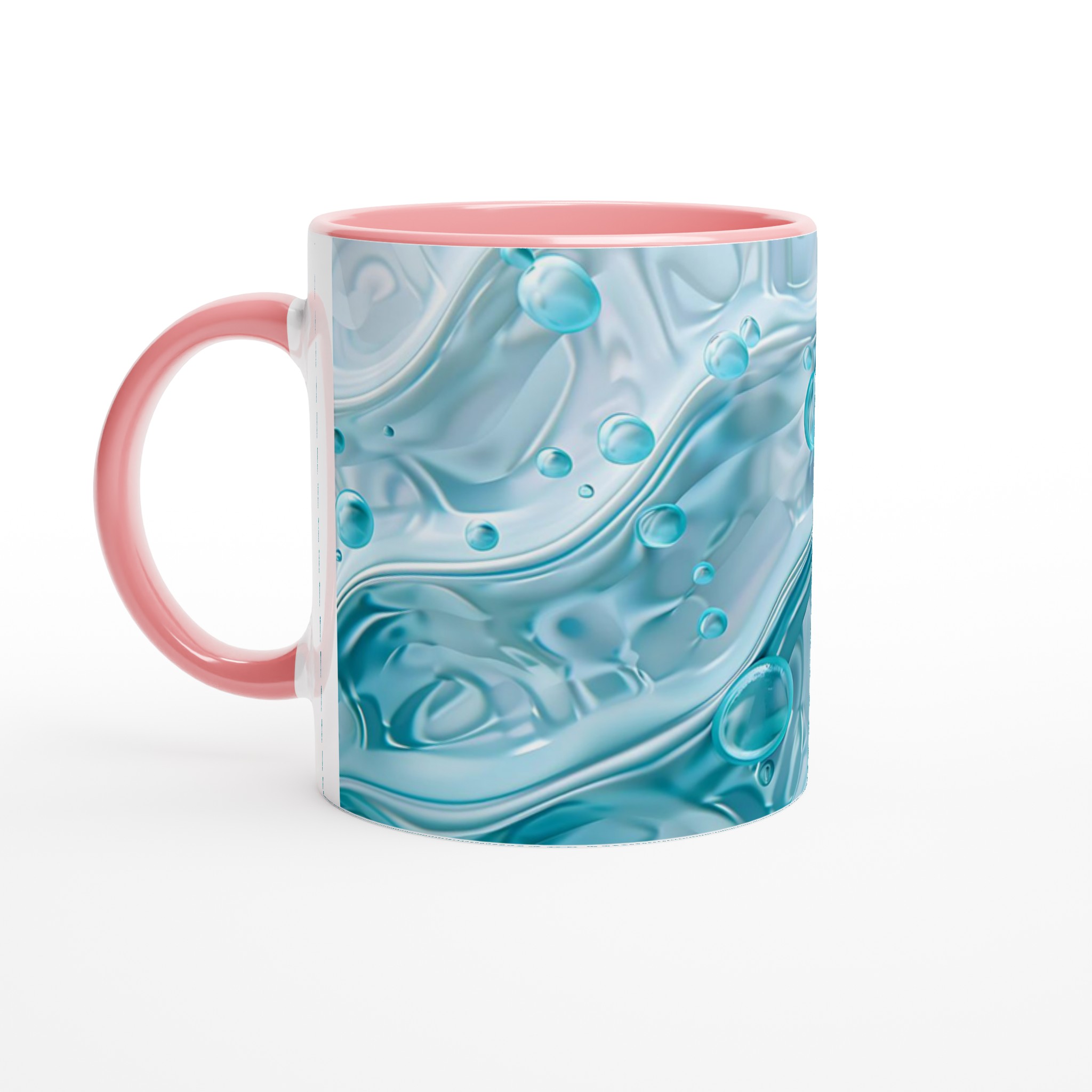 Ocean Breeze 11oz Keramisk Mugg – Dröm Dig Bort med Lugnande Vågformad Design & Aqua Bubblor 6 0b5d09e5-e3a8-4d53-b8c5-e913bdf05097